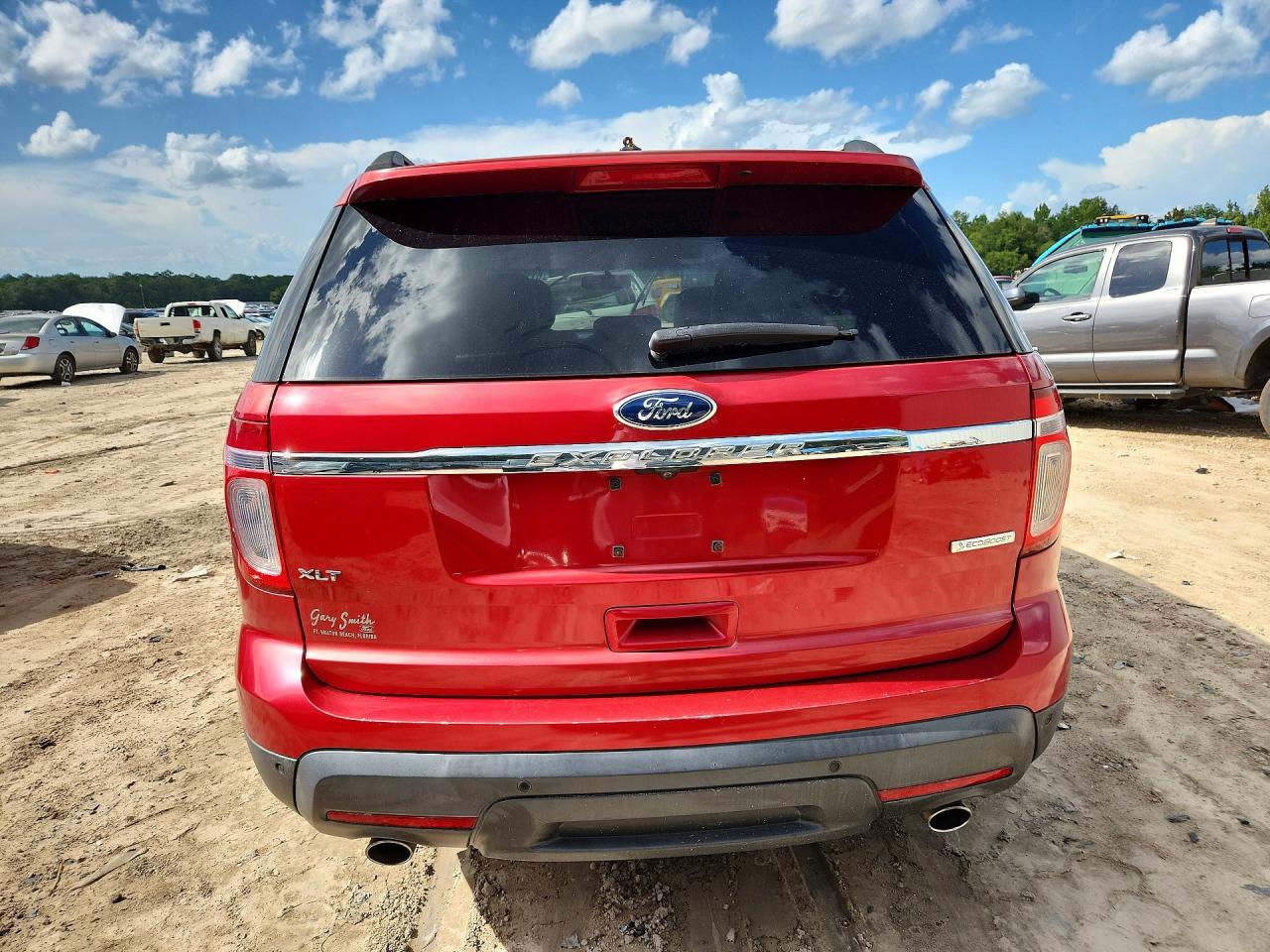 2012 Ford Explorer Xlt Red vin: 1FMHK7D93CGA70937
