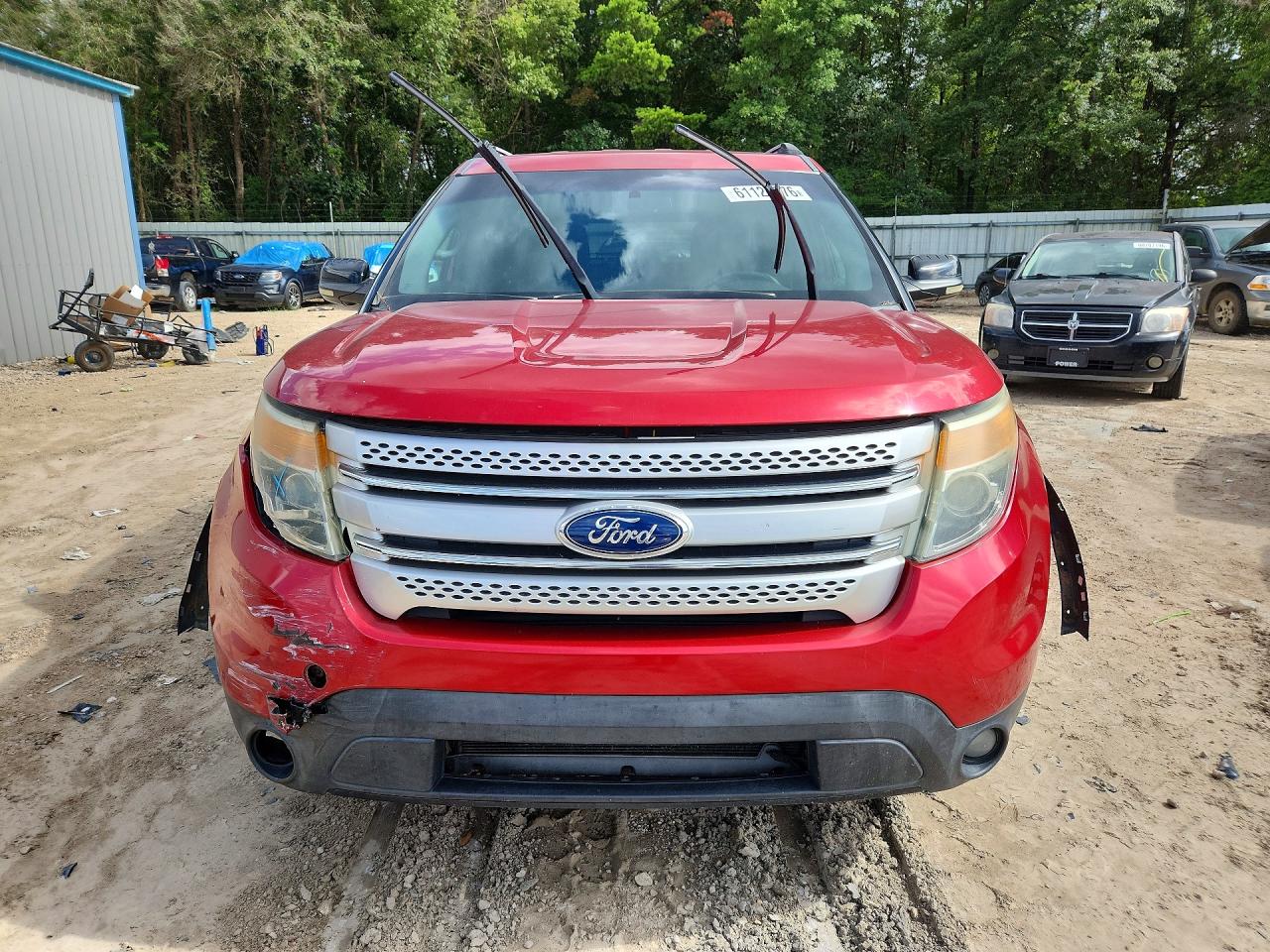 2012 Ford Explorer Xlt Red vin: 1FMHK7D93CGA70937