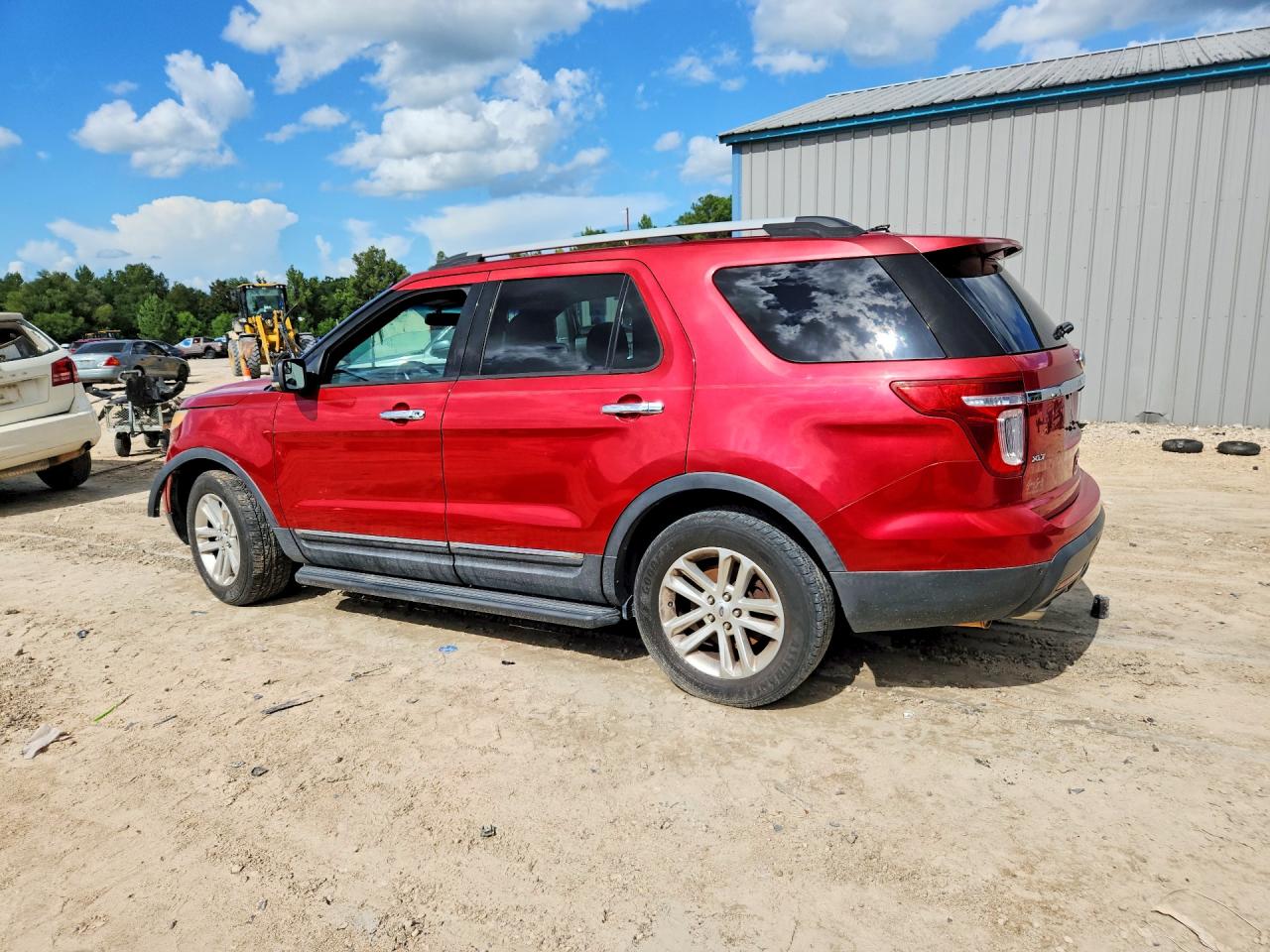 2012 Ford Explorer Xlt Red vin: 1FMHK7D93CGA70937