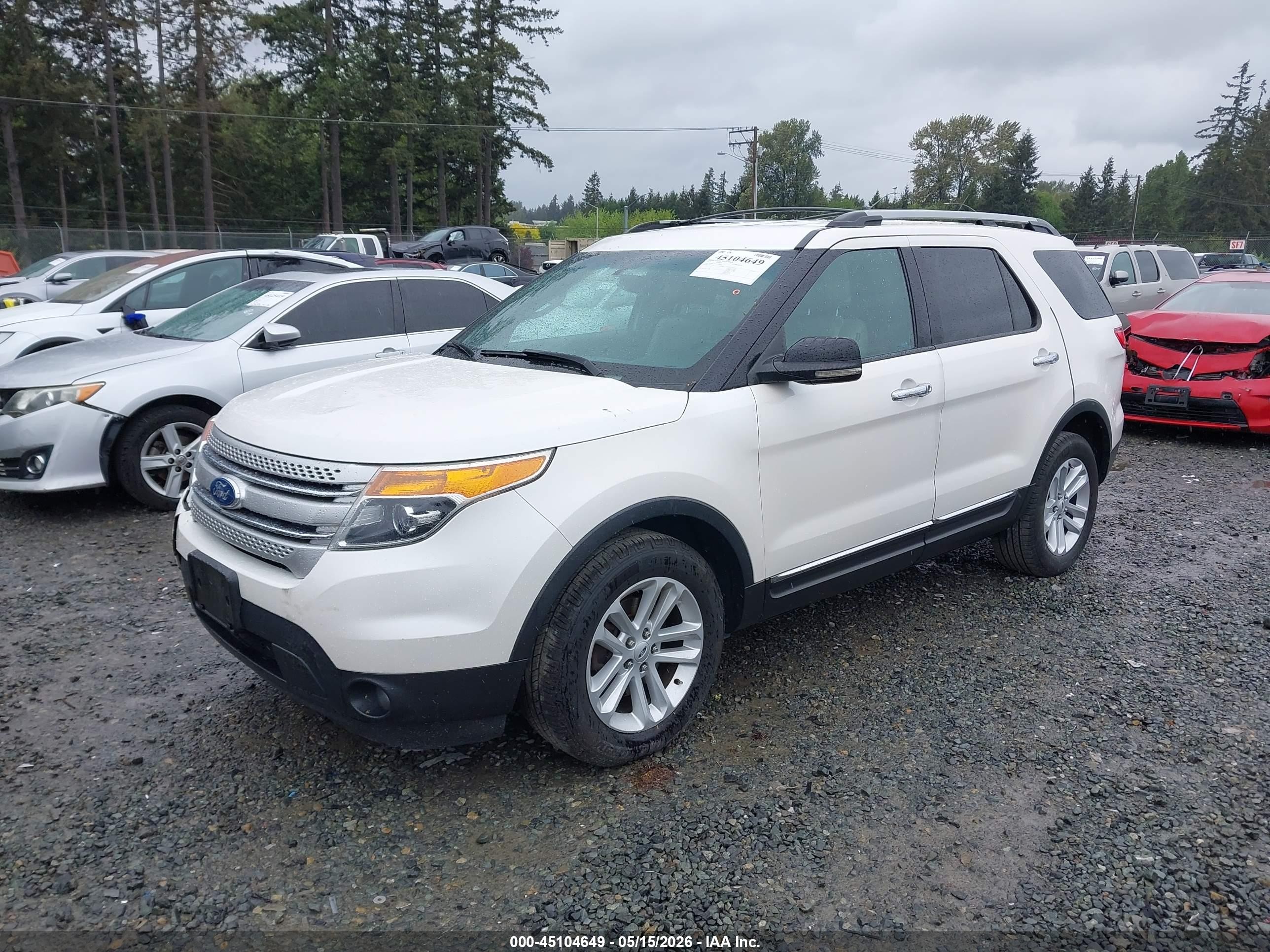 2012 Ford Explorer Xlt Белый vin: 1FMHK7D93CGA98057