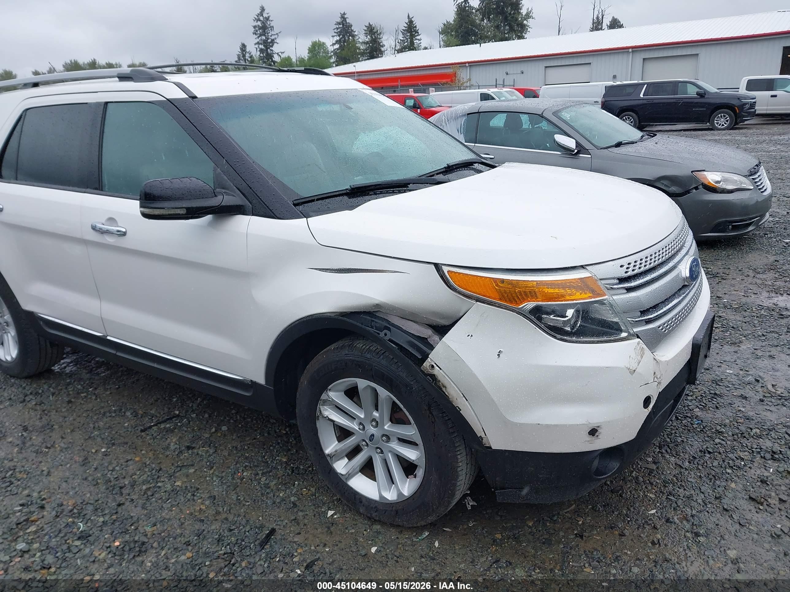 2012 Ford Explorer Xlt Белый vin: 1FMHK7D93CGA98057