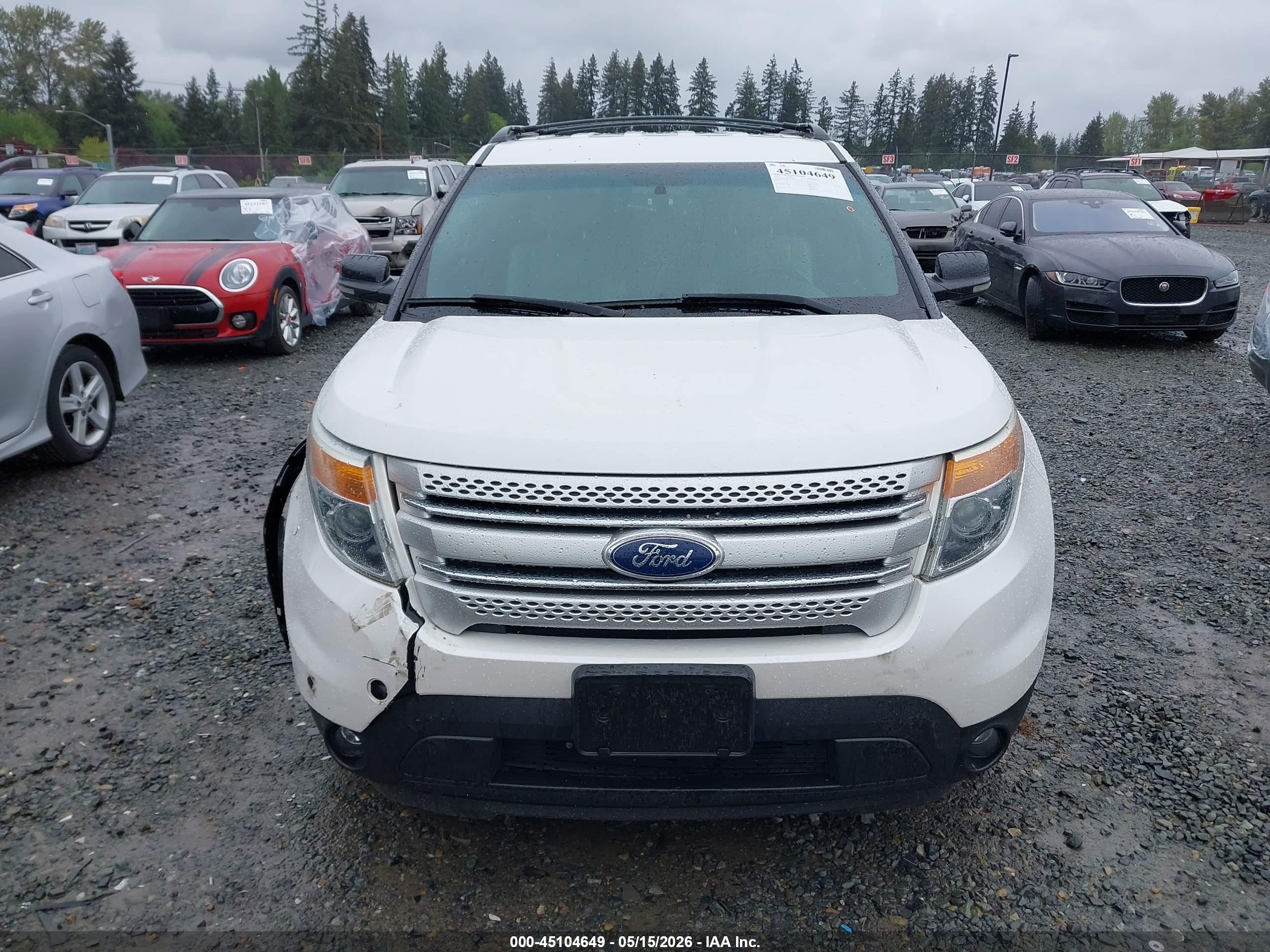 2012 Ford Explorer Xlt Белый vin: 1FMHK7D93CGA98057