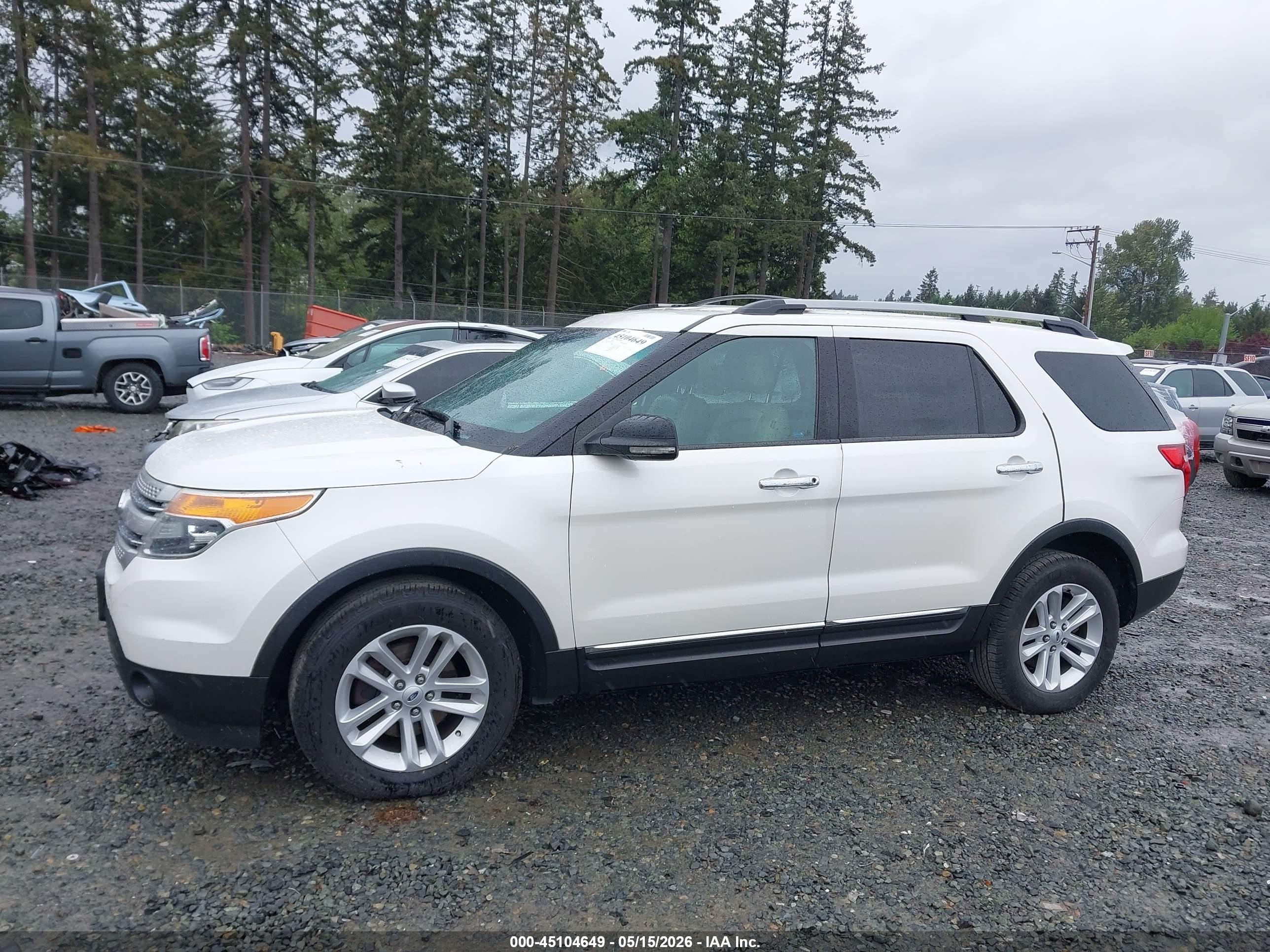 2012 Ford Explorer Xlt Белый vin: 1FMHK7D93CGA98057