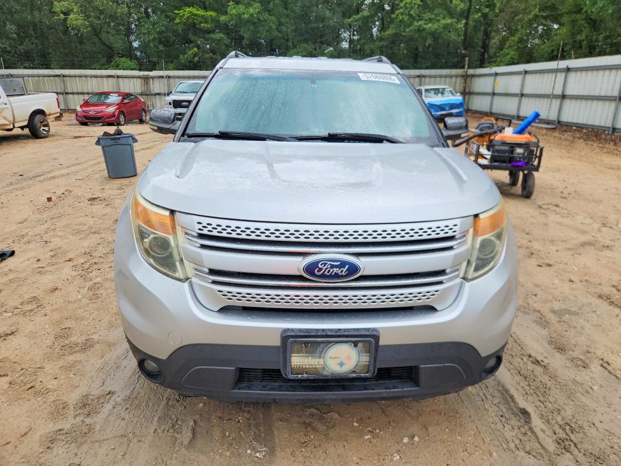 2012 Ford Explorer Xlt Silver vin: 1FMHK7D94CGA15719