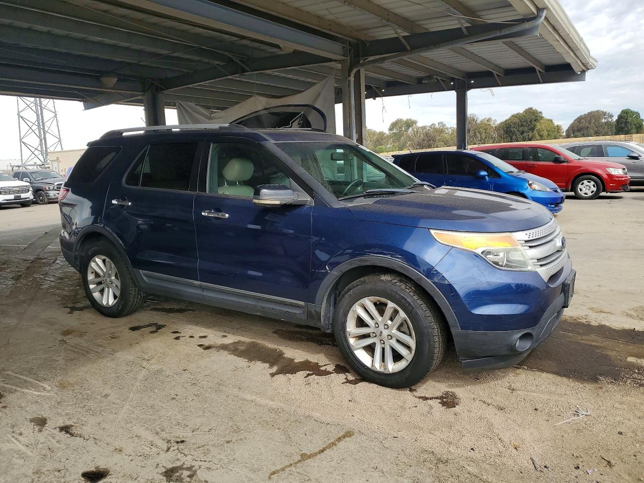 2012 Ford Explorer Xlt Blue vin: 1FMHK7D95CGA41438