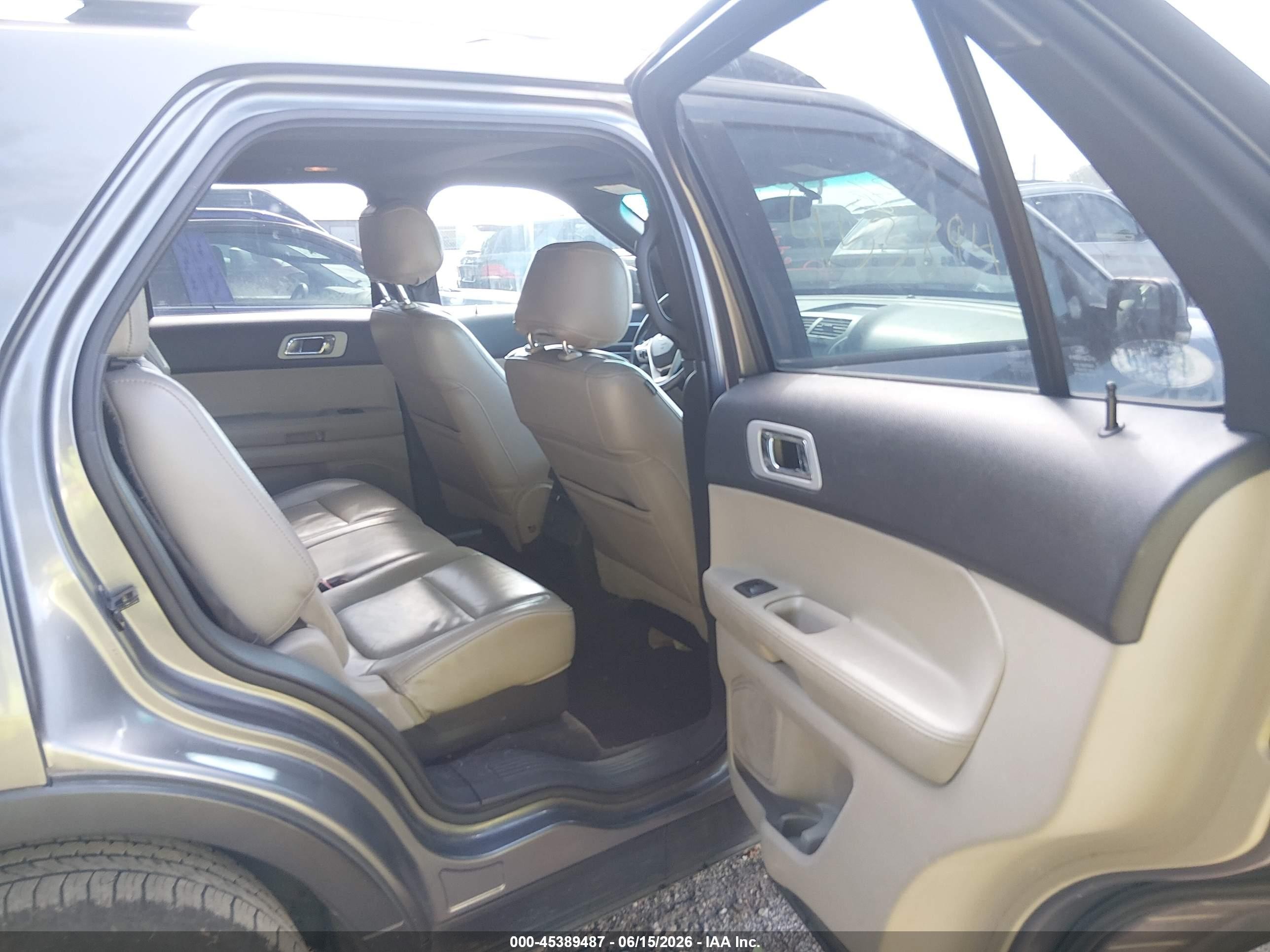 2012 Ford Explorer Xlt Gray vin: 1FMHK7D97CGA75185