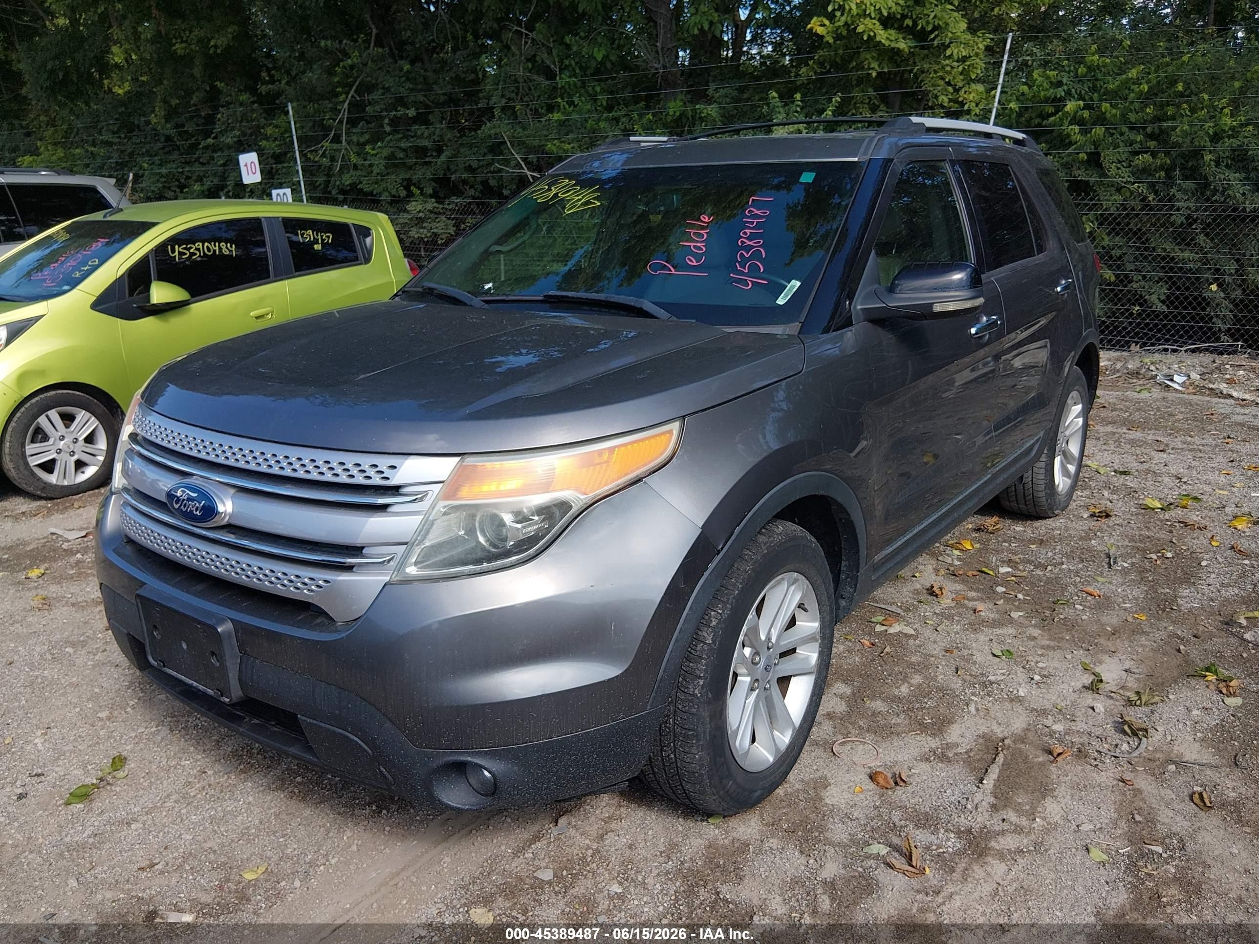 2012 Ford Explorer Xlt Gray vin: 1FMHK7D97CGA75185
