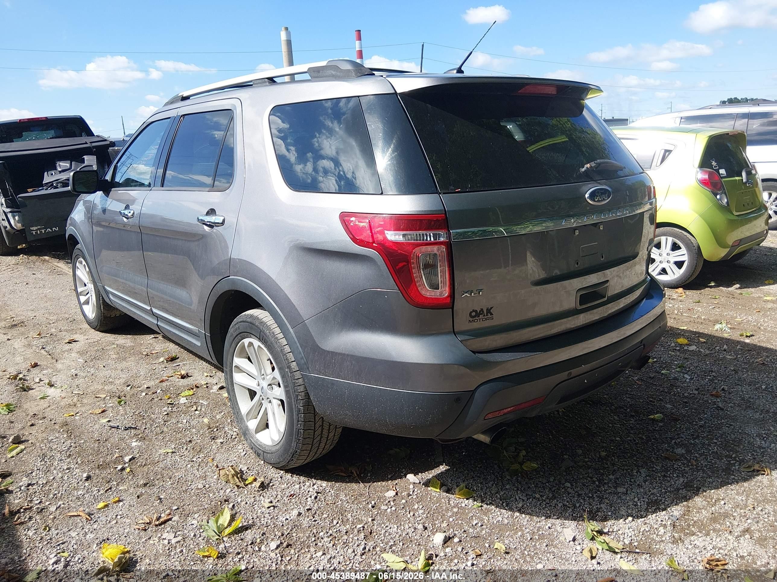 2012 Ford Explorer Xlt Gray vin: 1FMHK7D97CGA75185