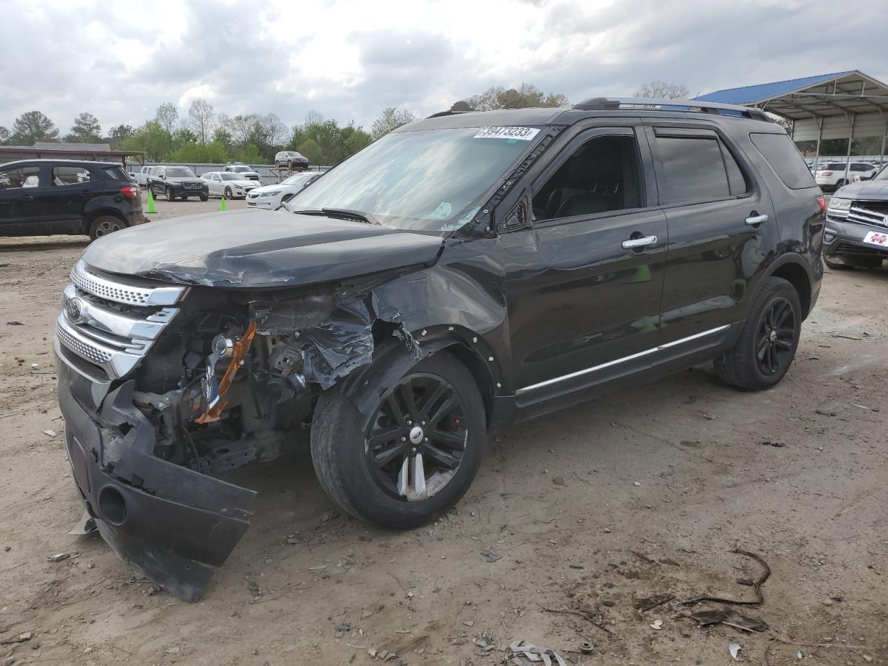 2012 Ford Explorer Xlt Black vin: 1FMHK7D97CGA82816