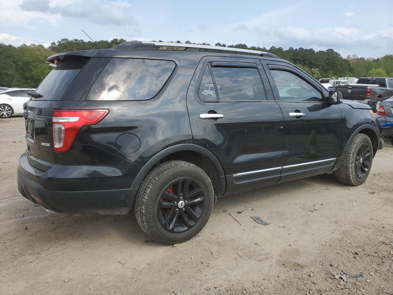 2012 Ford Explorer Xlt Black vin: 1FMHK7D97CGA82816