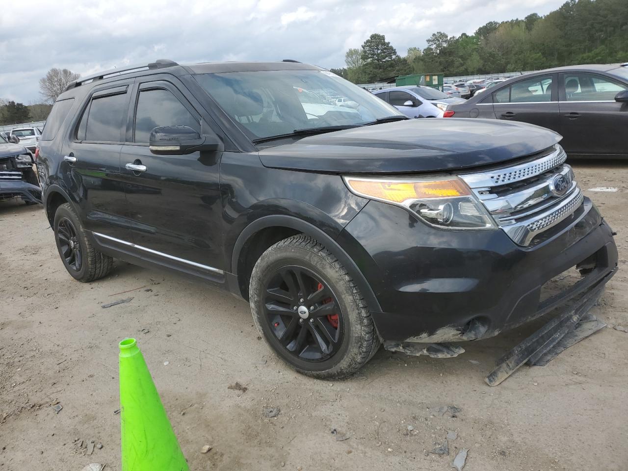 2012 Ford Explorer Xlt Black vin: 1FMHK7D97CGA82816