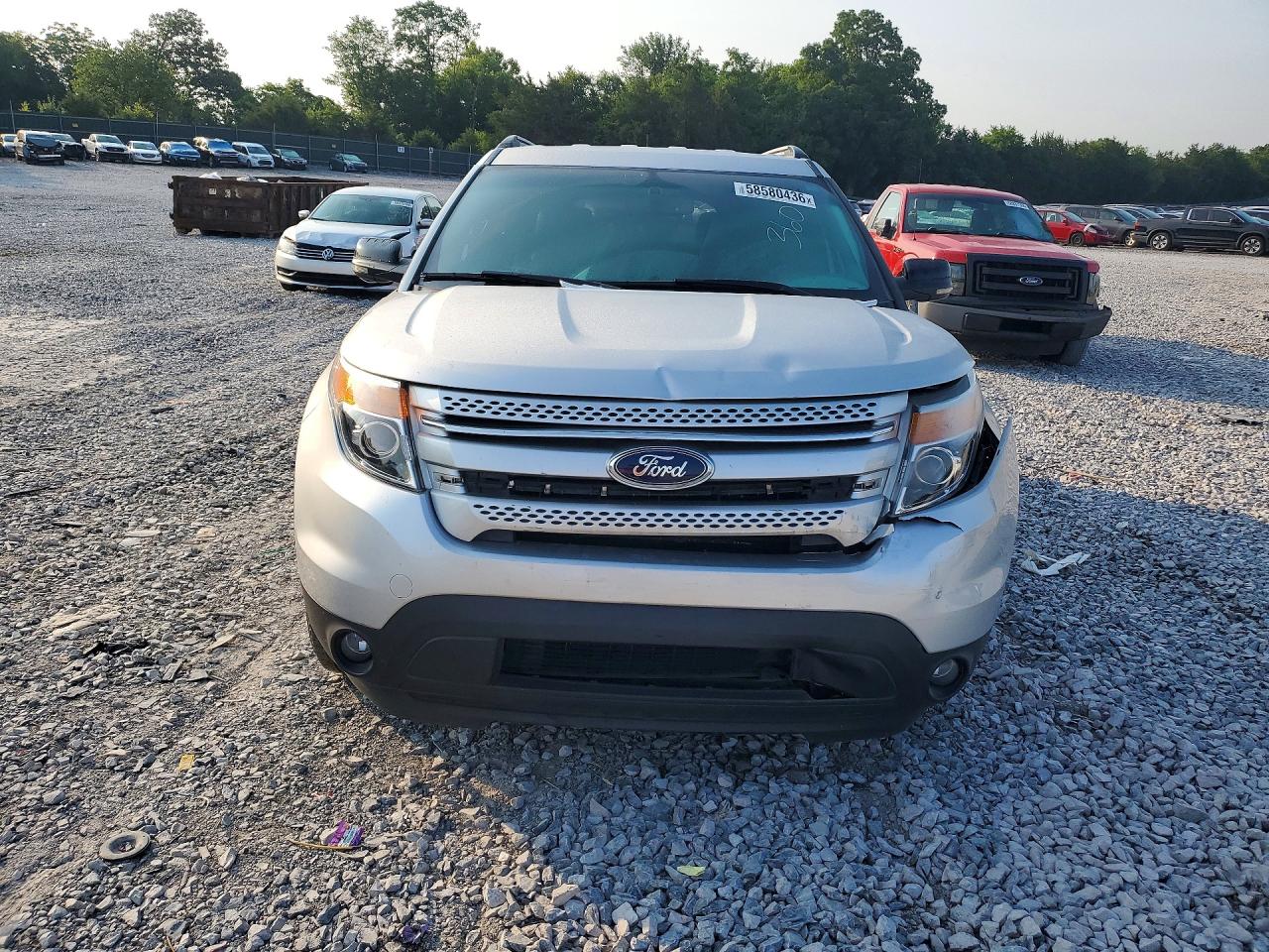 2012 Ford Explorer Xlt Silver vin: 1FMHK7D98CGA42955