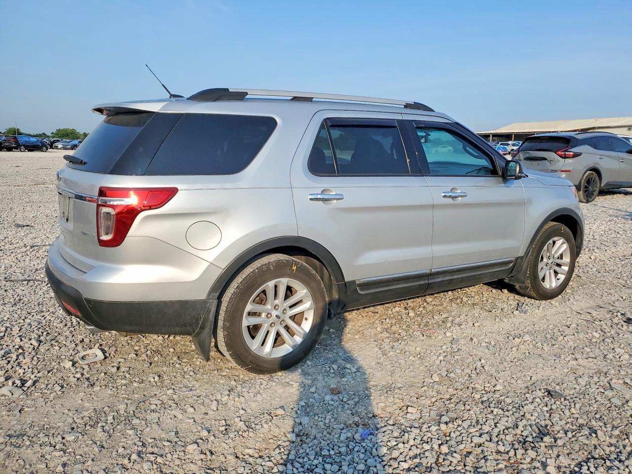 2012 Ford Explorer Xlt Silver vin: 1FMHK7D98CGA42955
