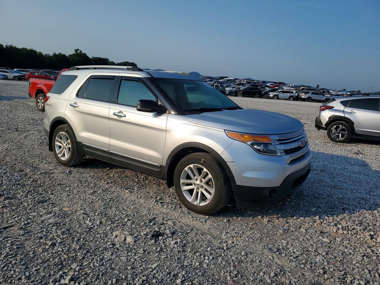 2012 Ford Explorer Xlt Silver vin: 1FMHK7D98CGA42955