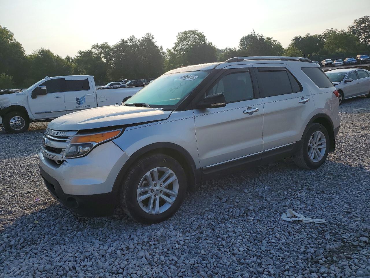 2012 Ford Explorer Xlt Silver vin: 1FMHK7D98CGA42955