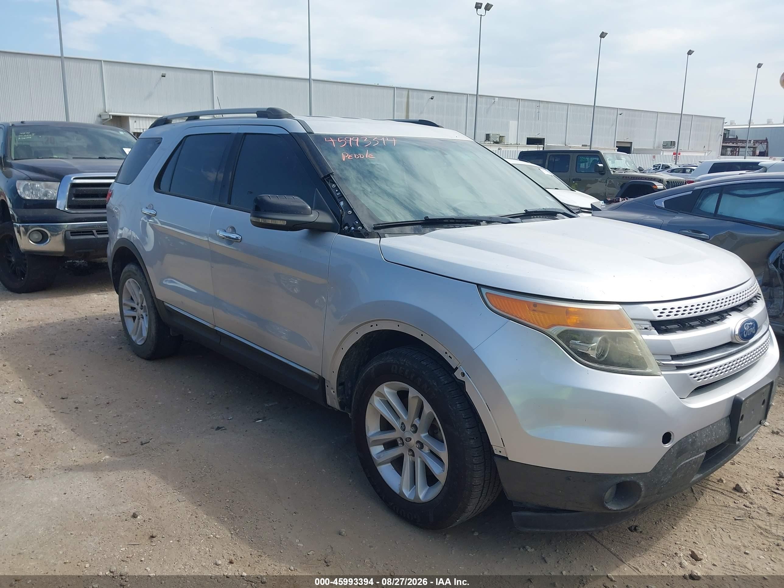 2012 Ford Explorer Xlt Silver vin: 1FMHK7D9XCGB04422