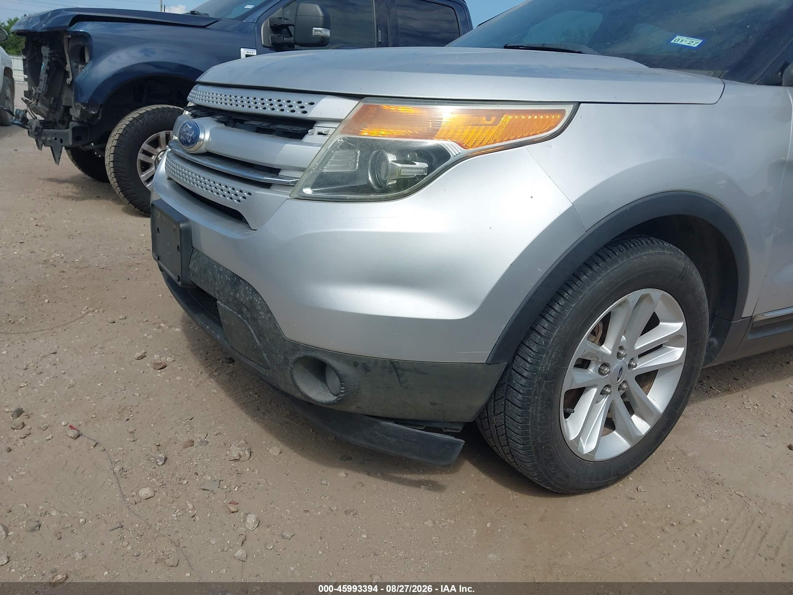 2012 Ford Explorer Xlt Silver vin: 1FMHK7D9XCGB04422