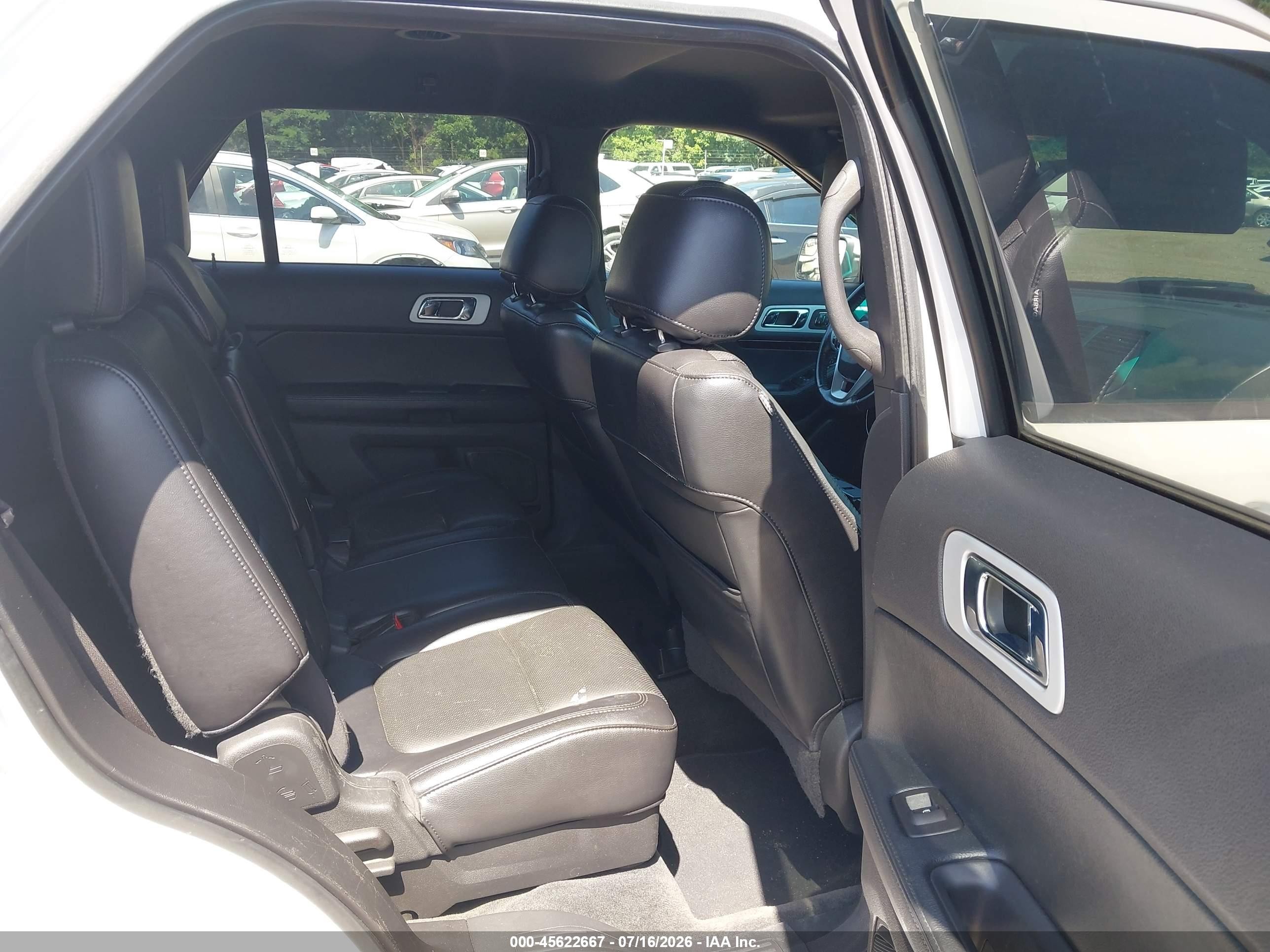 2011 Ford Explorer Limited White vin: 1FMHK7F80BGA34948
