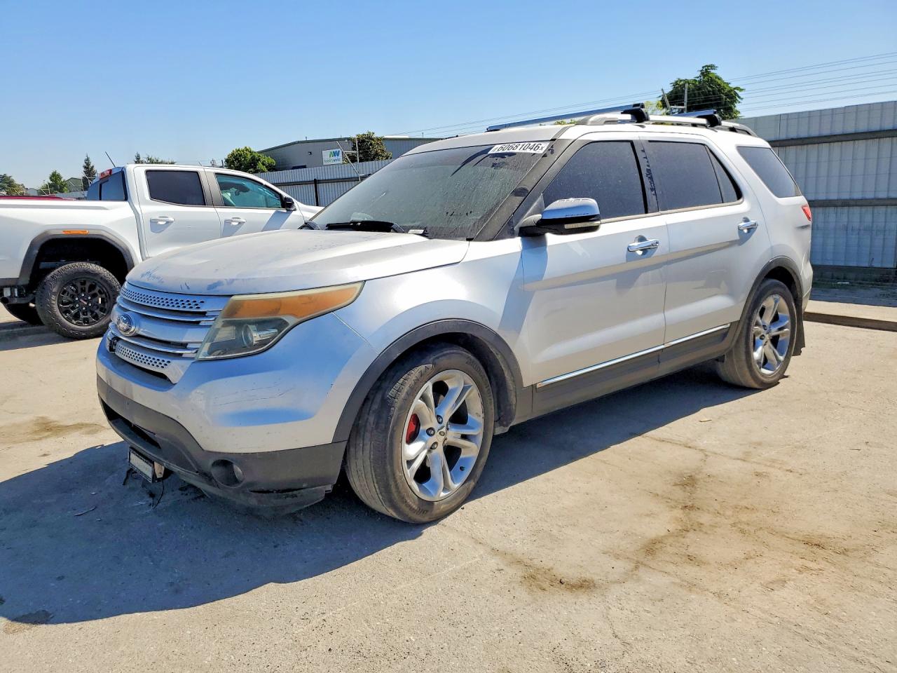 2011 Ford Explorer Limited Silver vin: 1FMHK7F80BGA76956