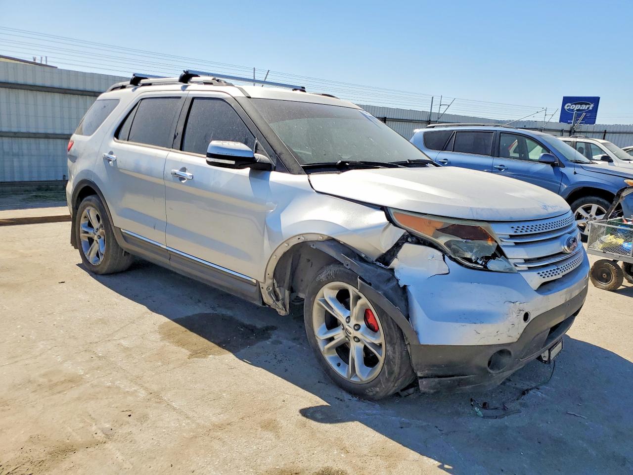 2011 Ford Explorer Limited Silver vin: 1FMHK7F80BGA76956