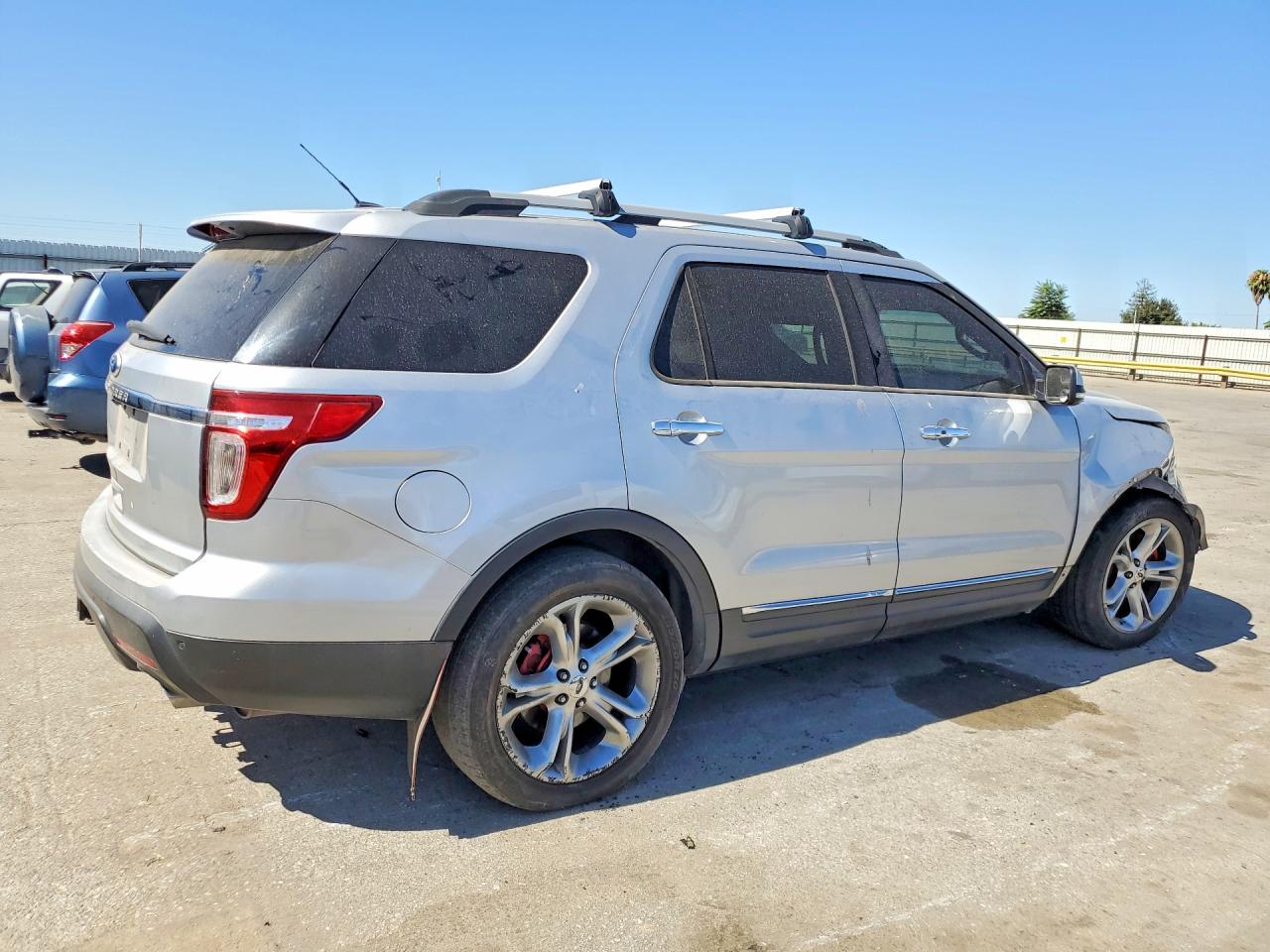 2011 Ford Explorer Limited Silver vin: 1FMHK7F80BGA76956