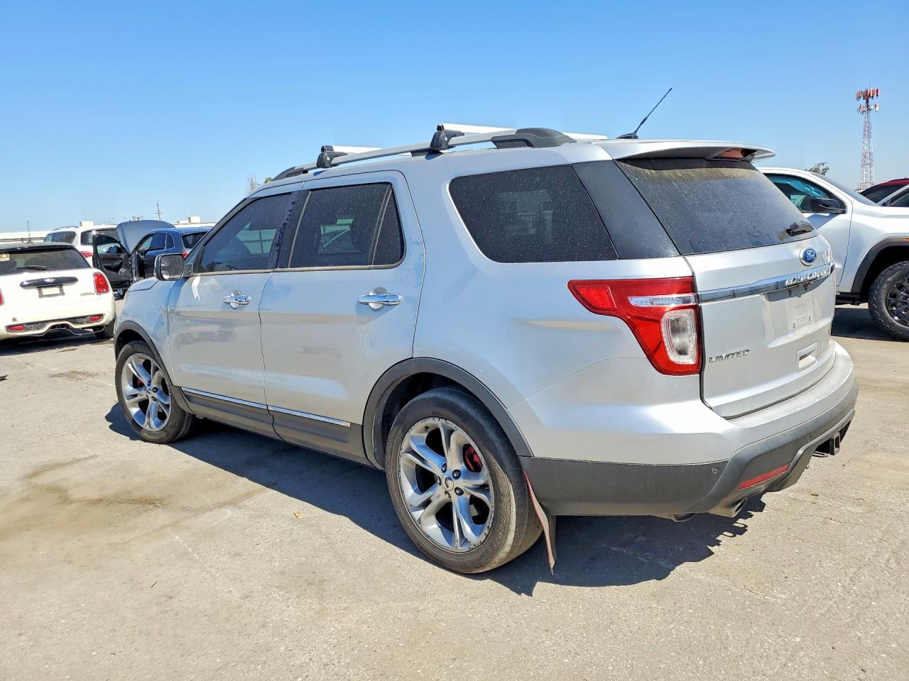 2011 Ford Explorer Limited Silver vin: 1FMHK7F80BGA76956