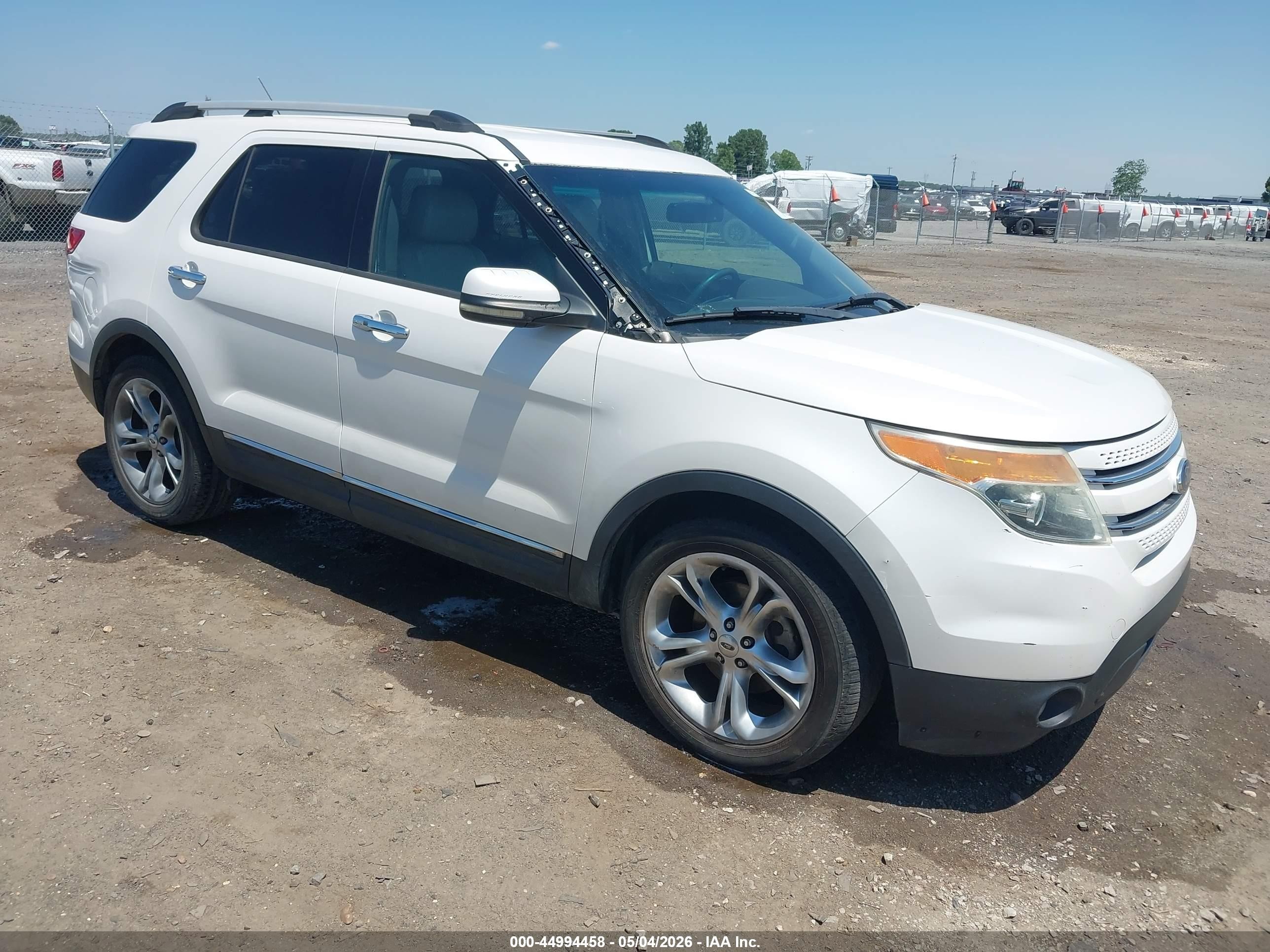 2011 Ford Explorer Limited White vin: 1FMHK7F80BGA94700