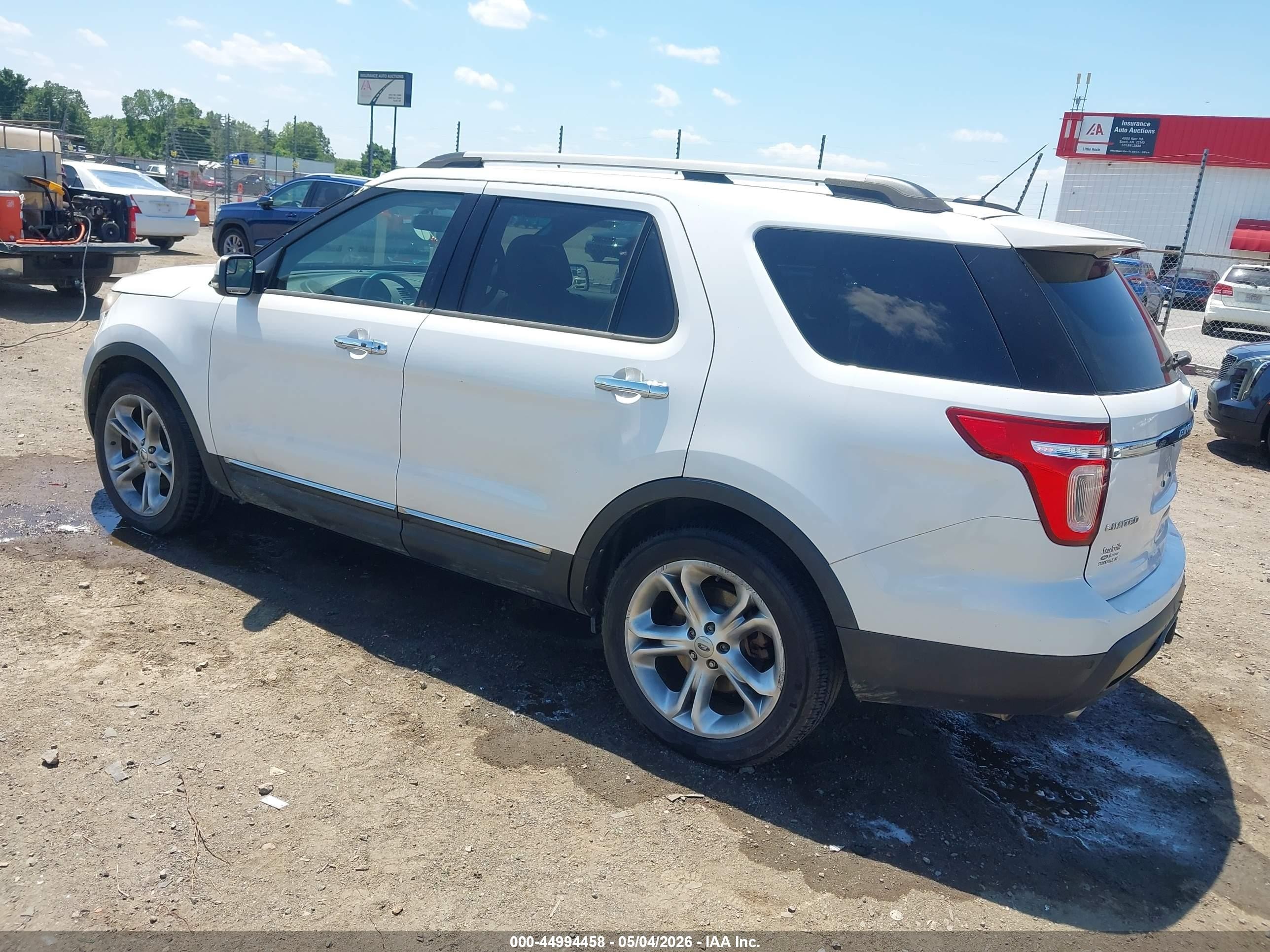 2011 Ford Explorer Limited White vin: 1FMHK7F80BGA94700