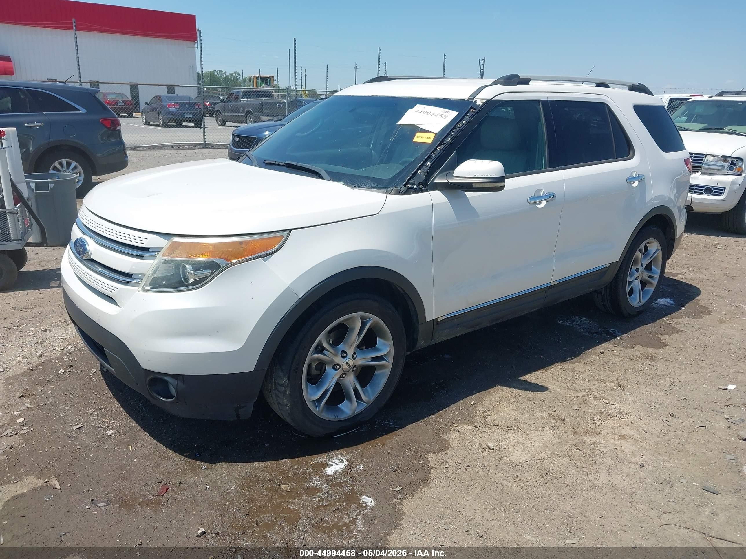 2011 Ford Explorer Limited White vin: 1FMHK7F80BGA94700
