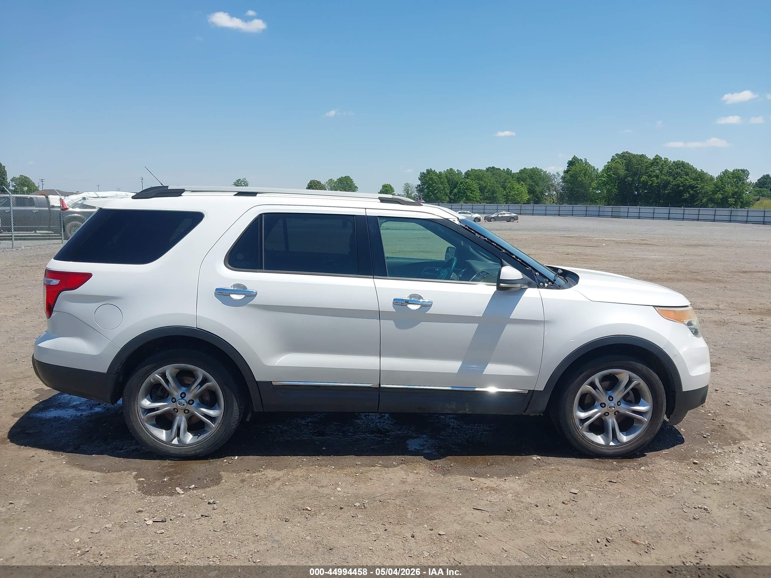 2011 Ford Explorer Limited White vin: 1FMHK7F80BGA94700
