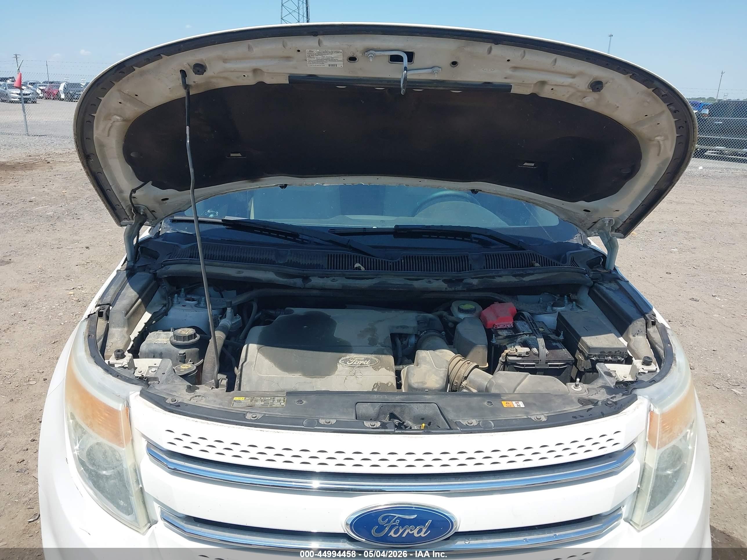 2011 Ford Explorer Limited White vin: 1FMHK7F80BGA94700