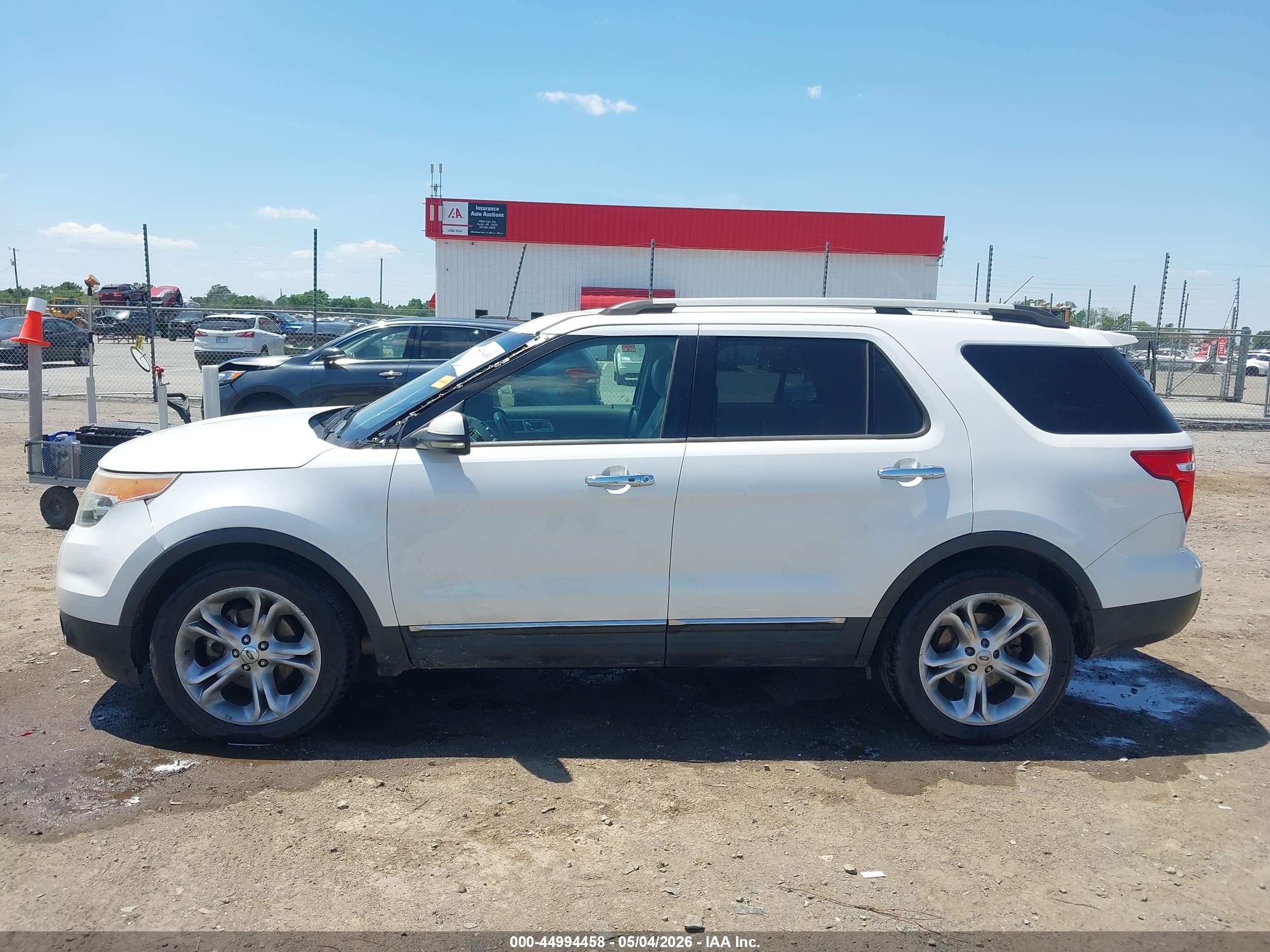 2011 Ford Explorer Limited White vin: 1FMHK7F80BGA94700