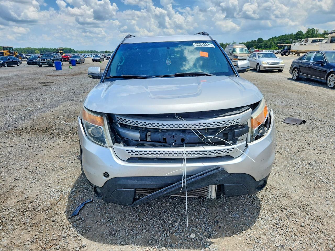 2012 Ford Explorer Limited Серебряный vin: 1FMHK7F80CGA50715