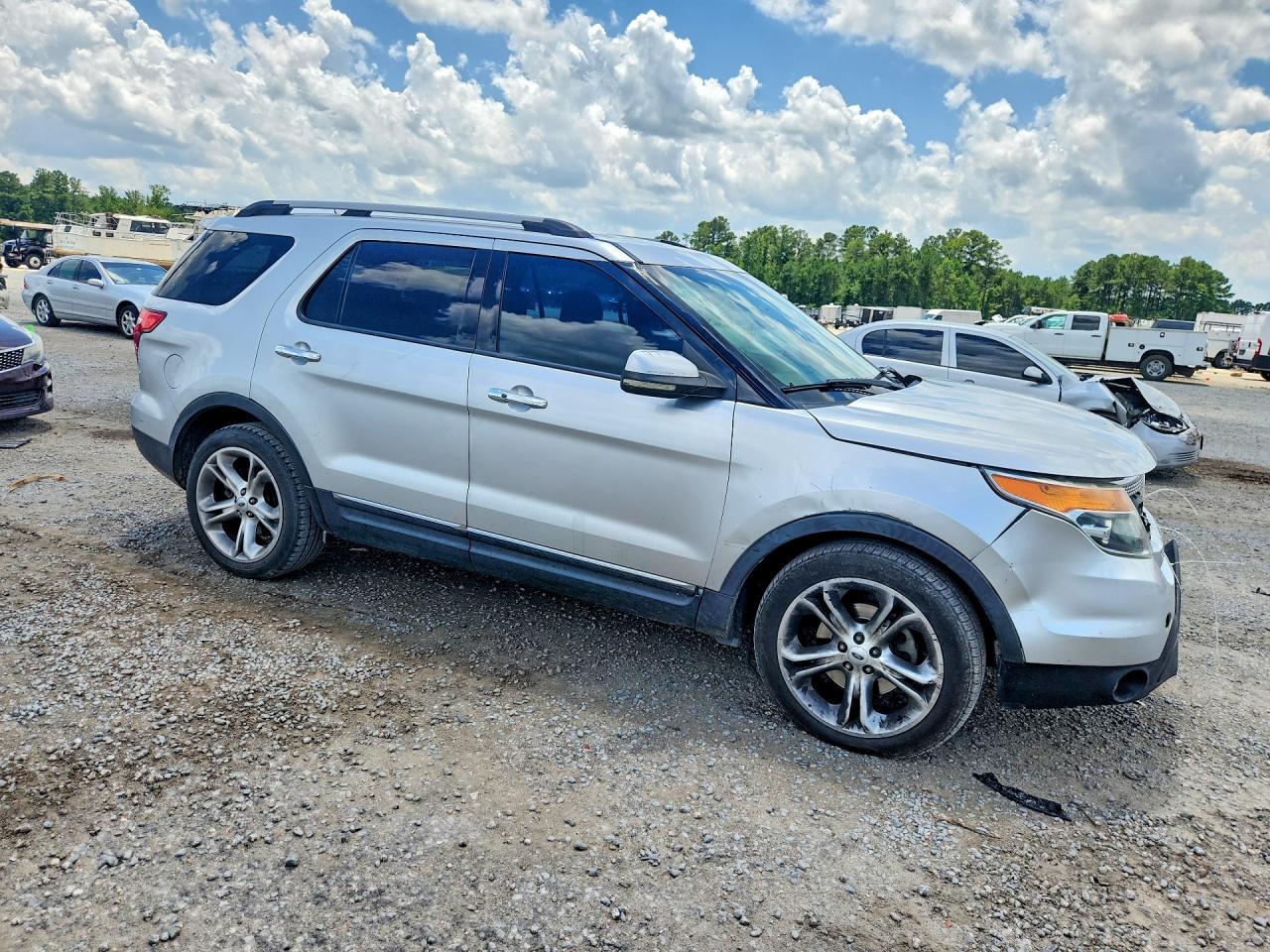 2012 Ford Explorer Limited Серебряный vin: 1FMHK7F80CGA50715