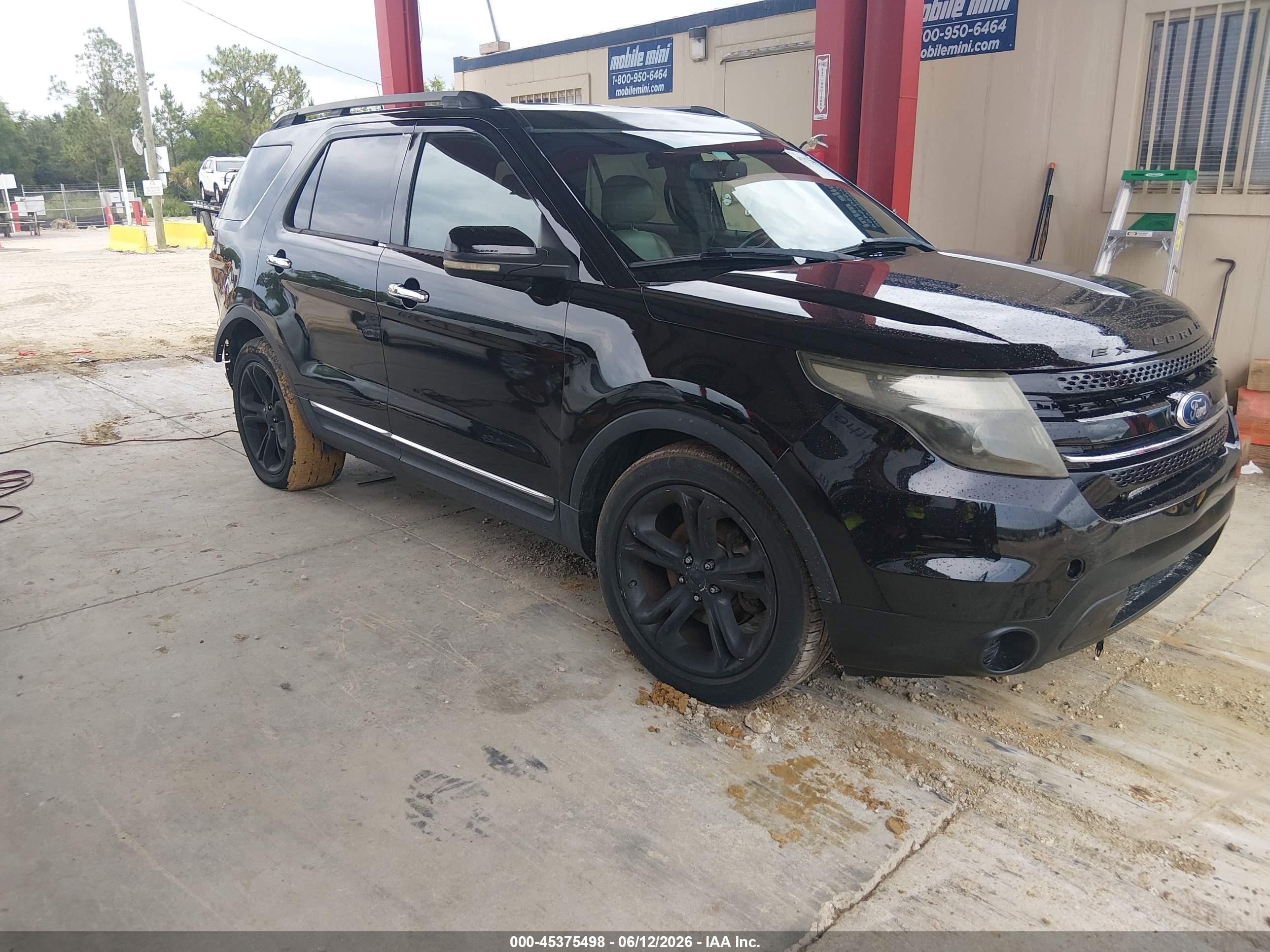 2012 Ford Explorer Limited Black vin: 1FMHK7F80CGA86582