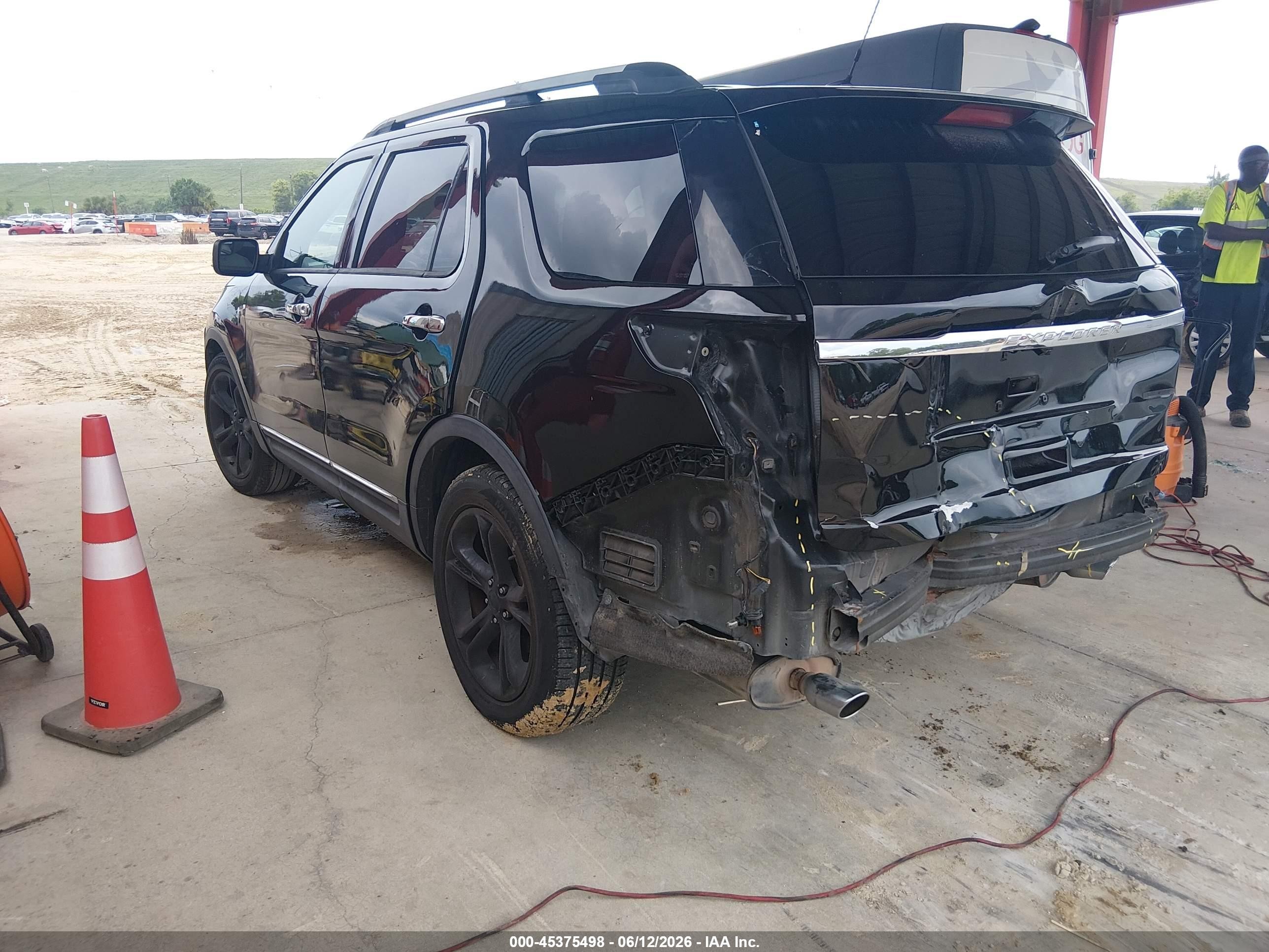2012 Ford Explorer Limited Black vin: 1FMHK7F80CGA86582