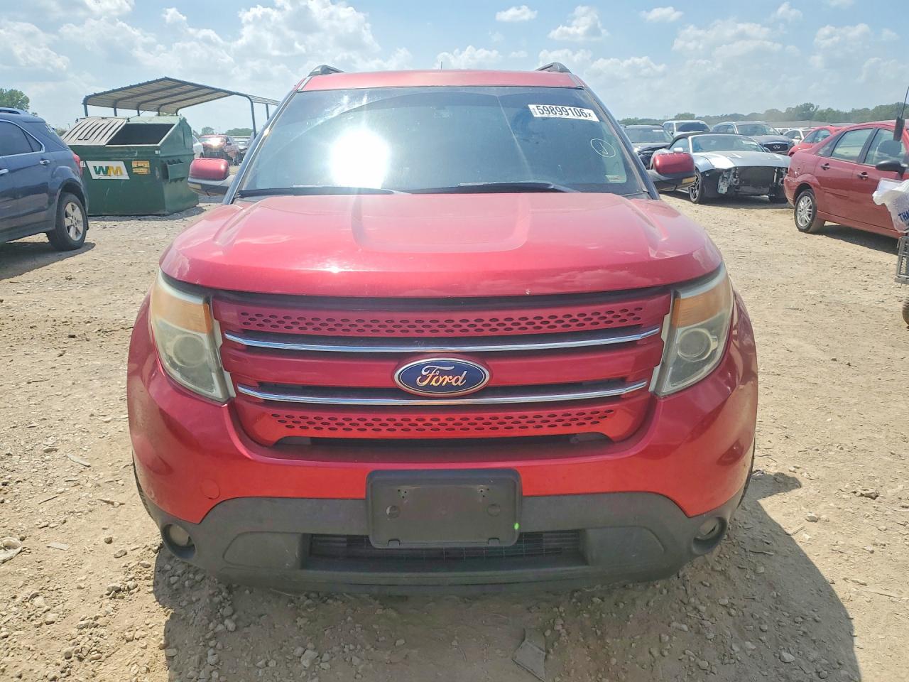 2011 Ford Explorer Limited Red vin: 1FMHK7F81BGA31640