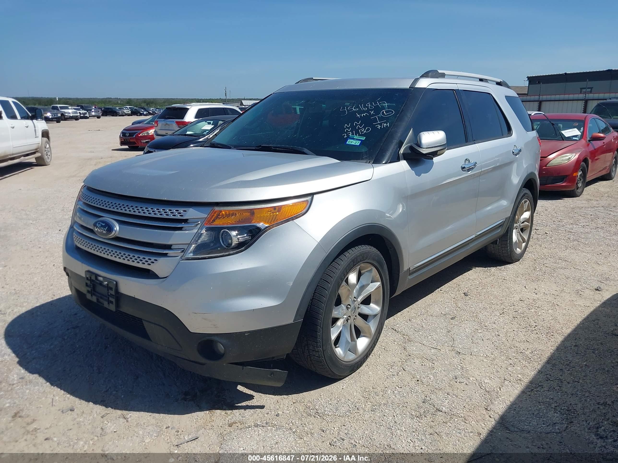 2011 Ford Explorer Limited Silver vin: 1FMHK7F81BGA34960