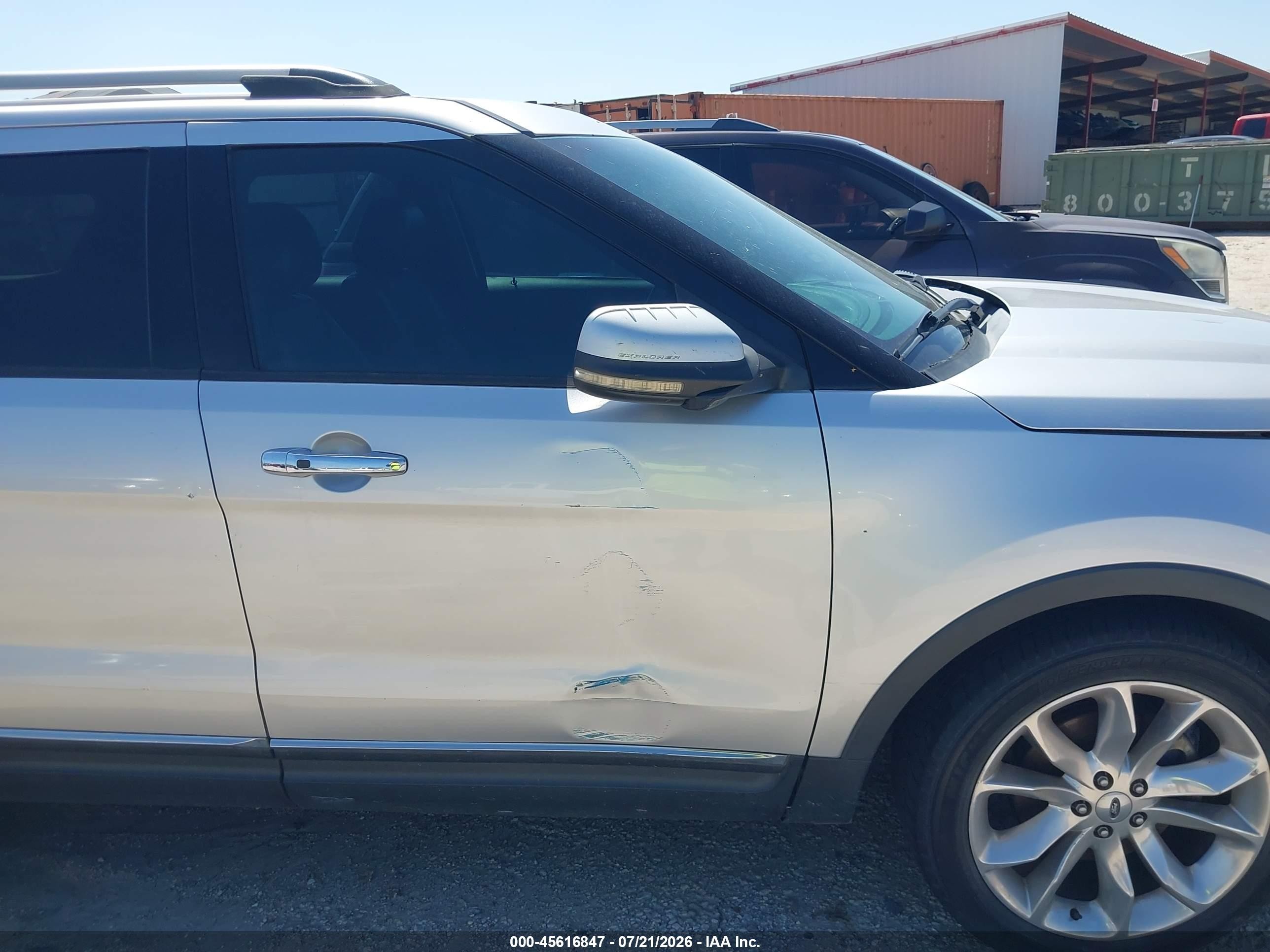 2011 Ford Explorer Limited Silver vin: 1FMHK7F81BGA34960