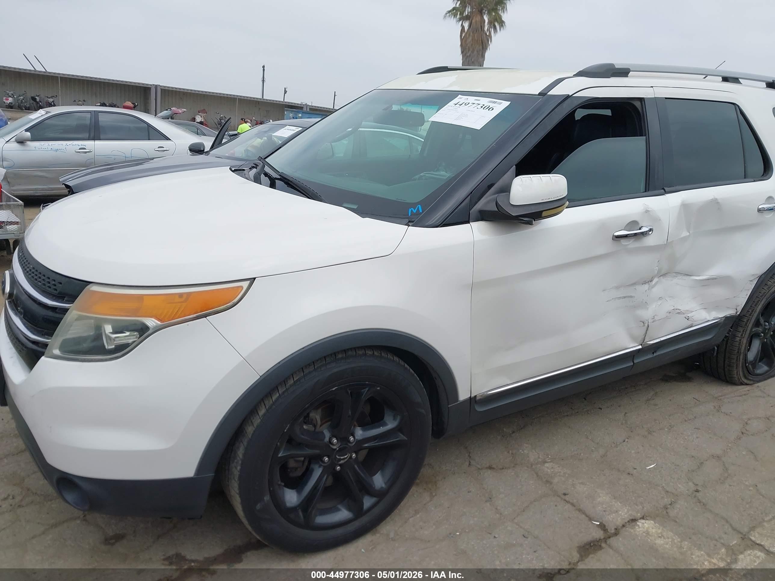 2011 Ford Explorer Limited White vin: 1FMHK7F81BGA46820