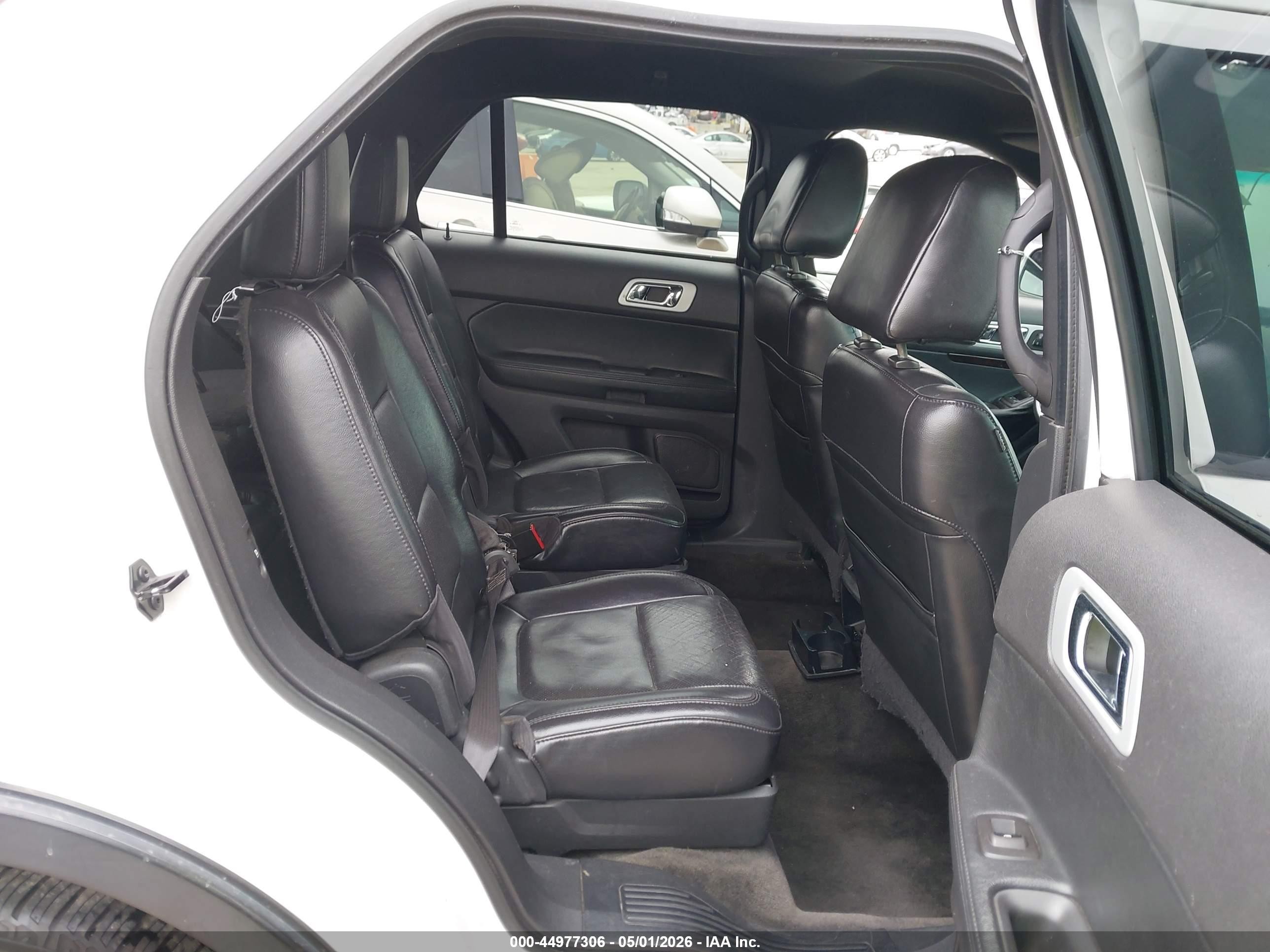 2011 Ford Explorer Limited White vin: 1FMHK7F81BGA46820