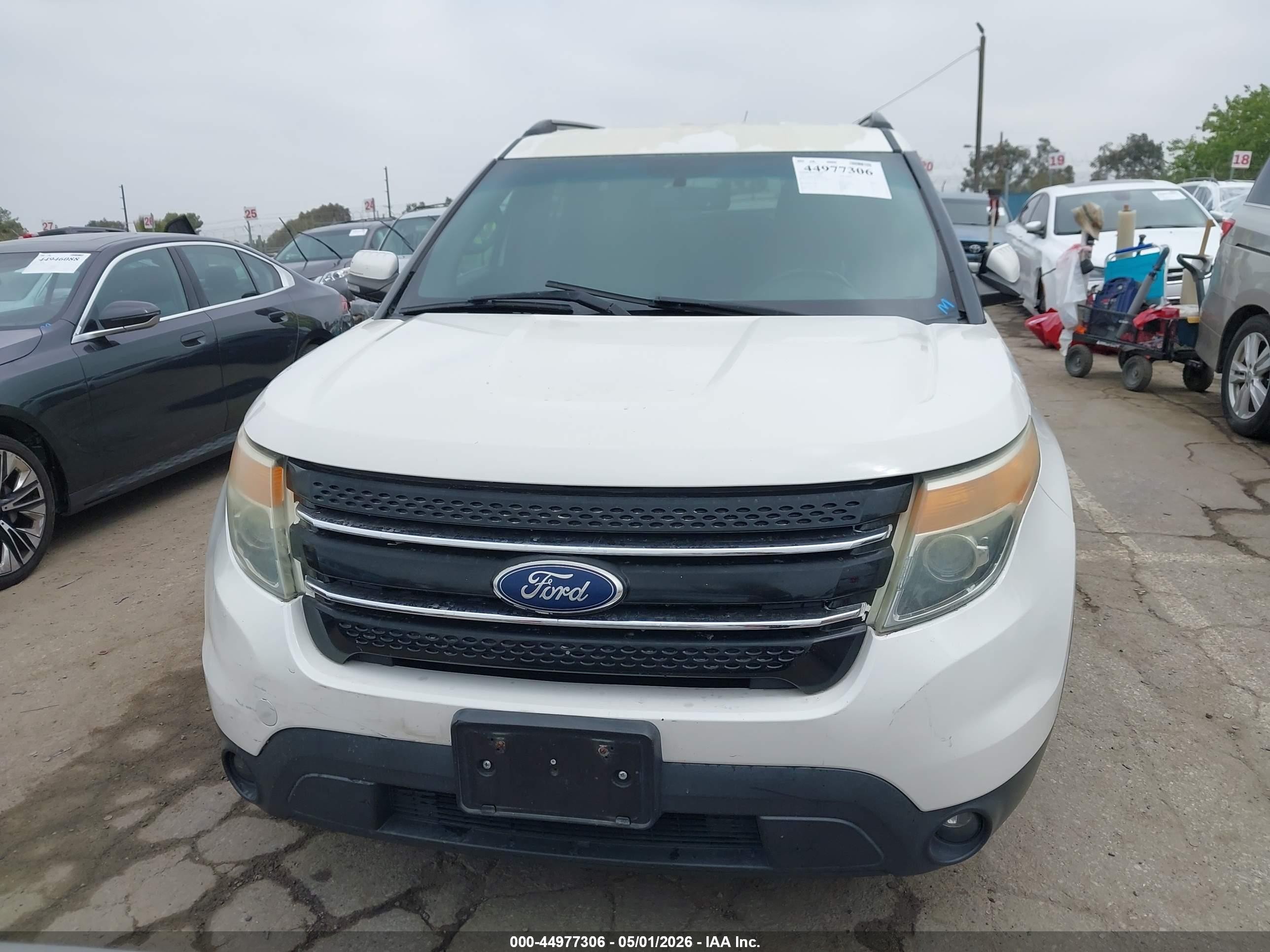2011 Ford Explorer Limited White vin: 1FMHK7F81BGA46820