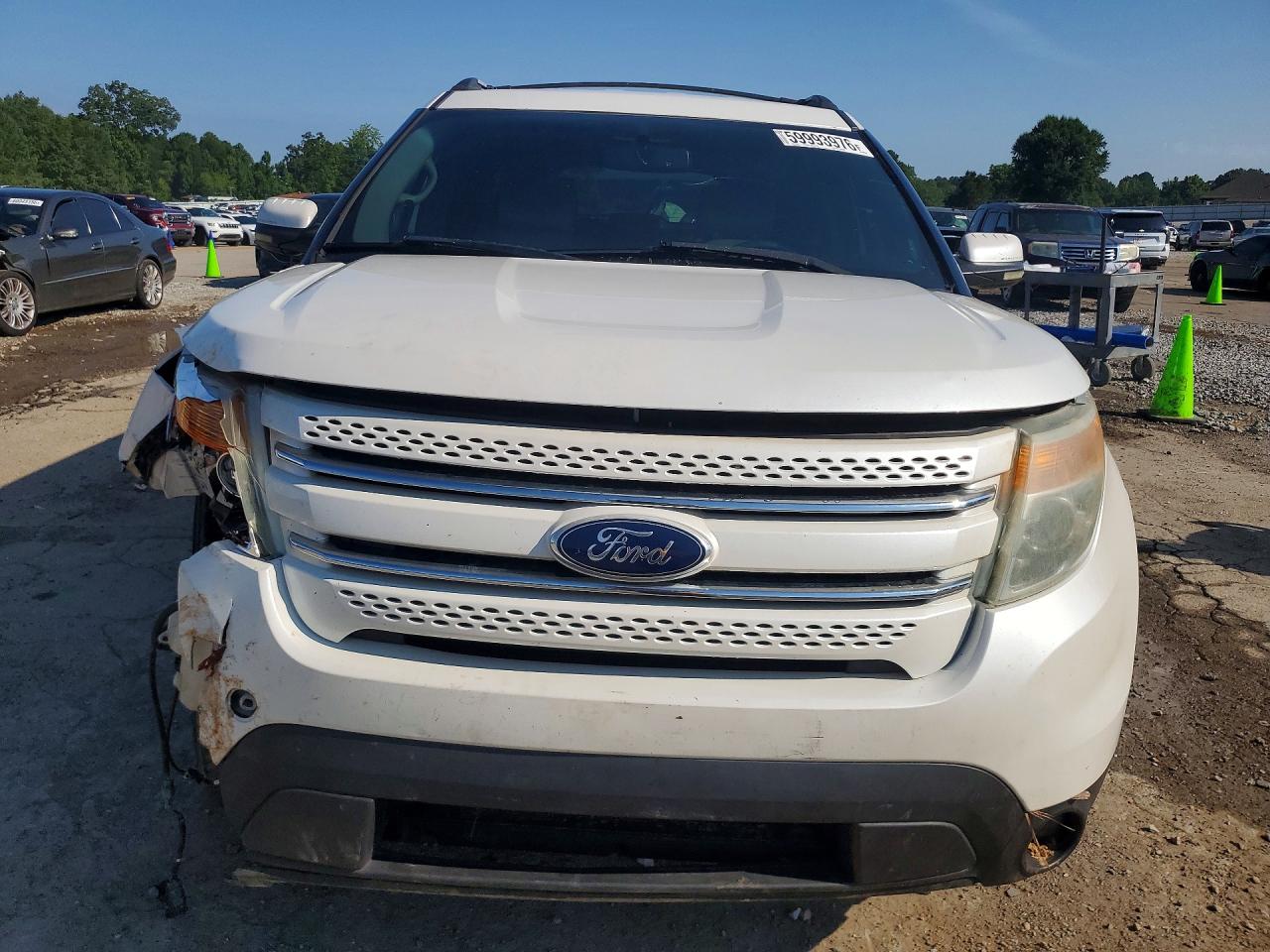 2011 Ford Explorer Limited White vin: 1FMHK7F81BGA53153
