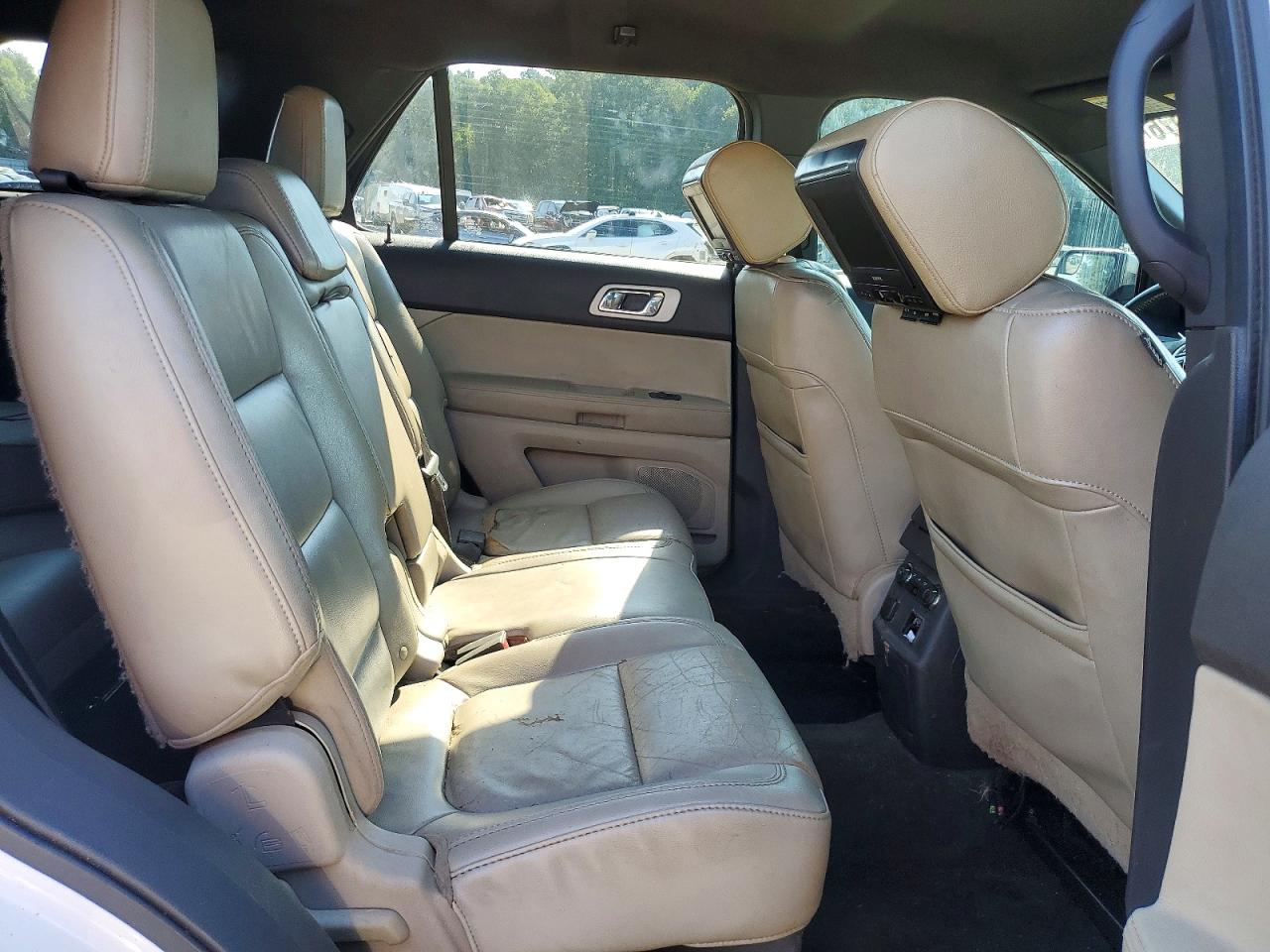 2011 Ford Explorer Limited White vin: 1FMHK7F81BGA53153