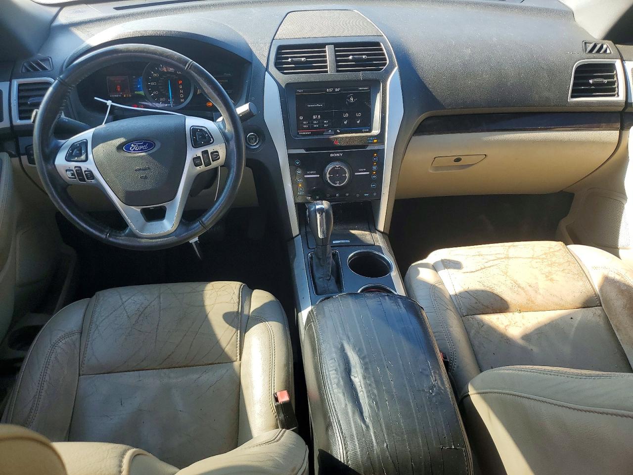 2011 Ford Explorer Limited White vin: 1FMHK7F81BGA53153