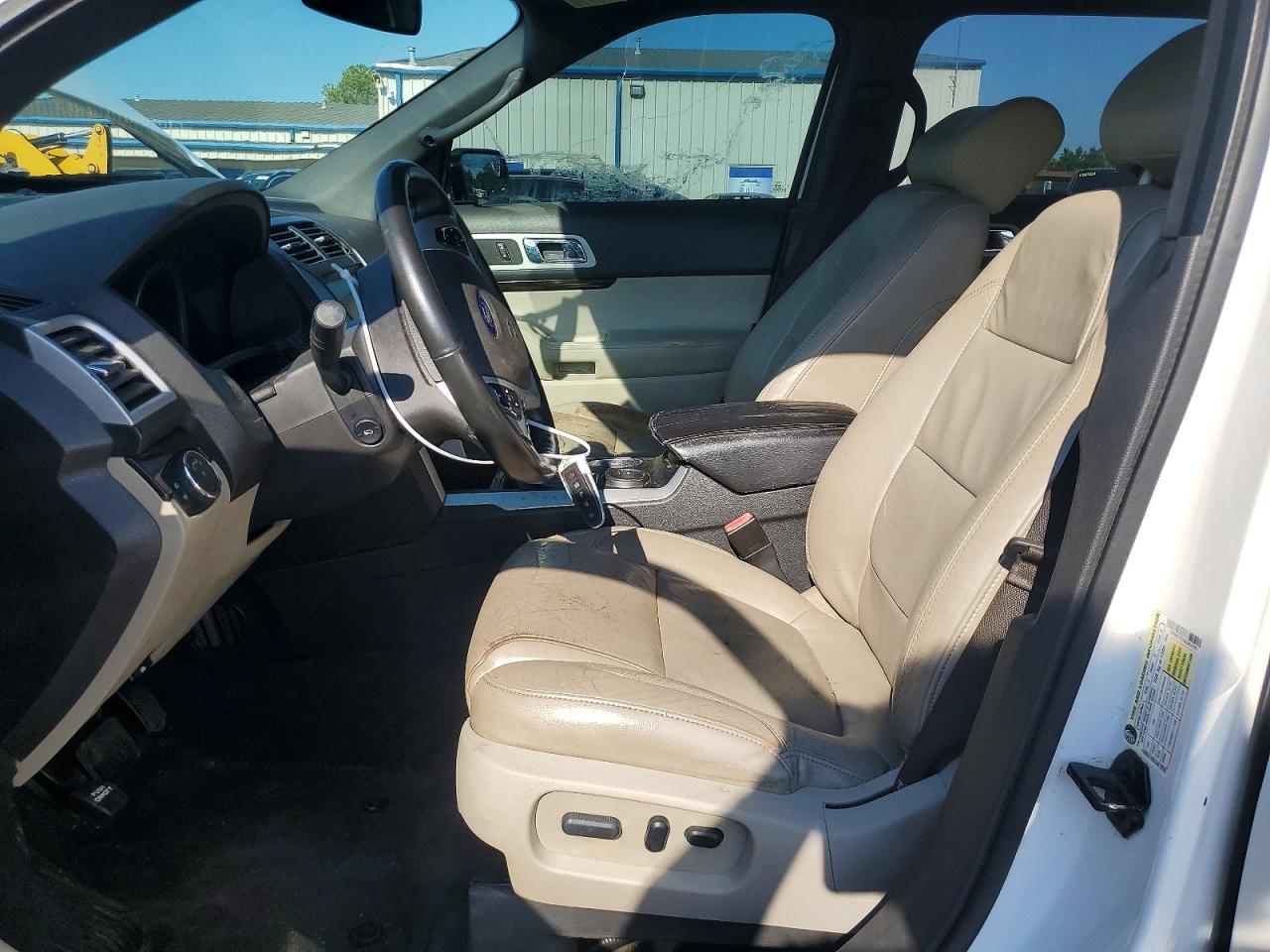 2011 Ford Explorer Limited White vin: 1FMHK7F81BGA53153