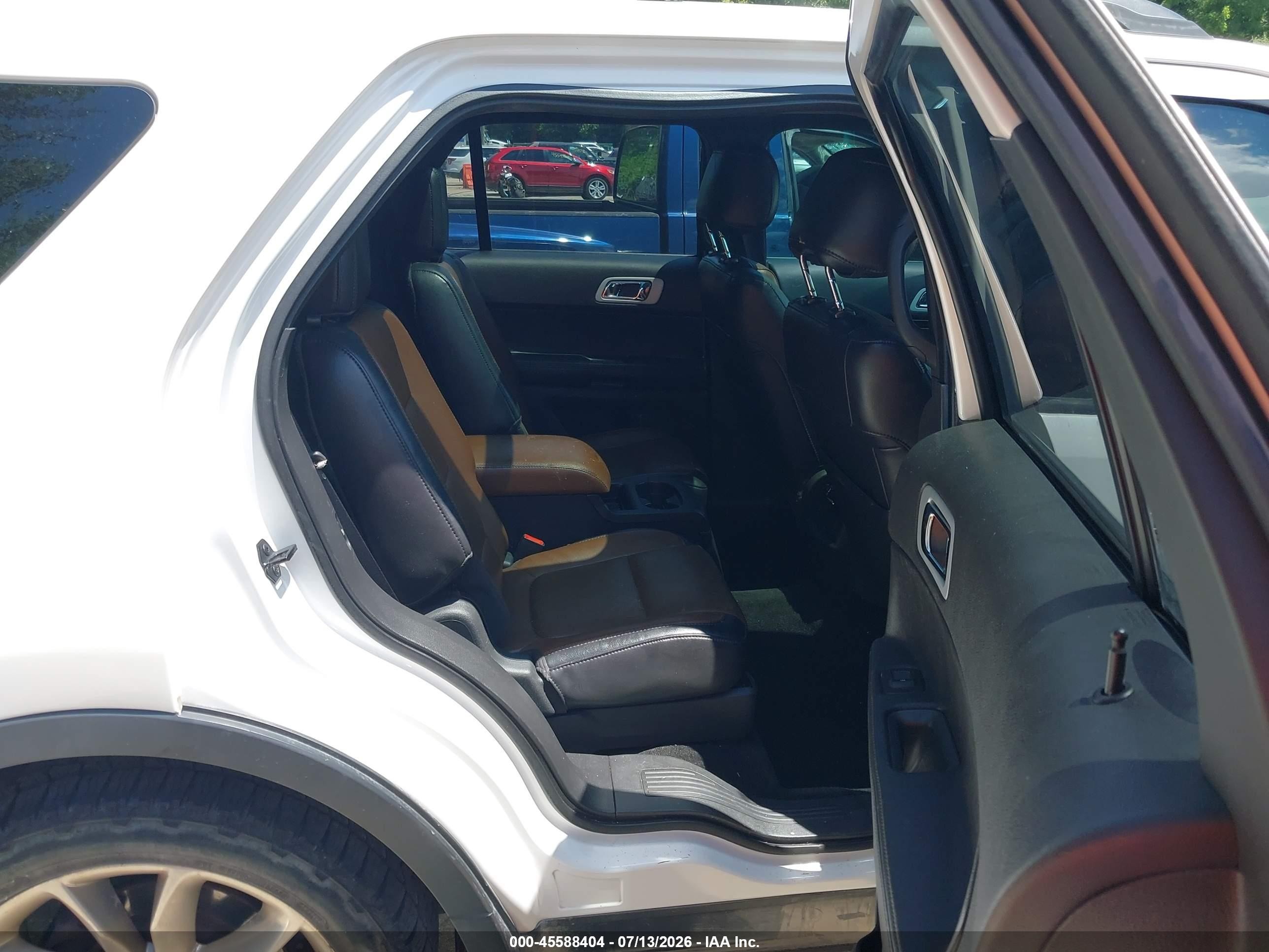2011 Ford Explorer Limited White vin: 1FMHK7F81BGA87464
