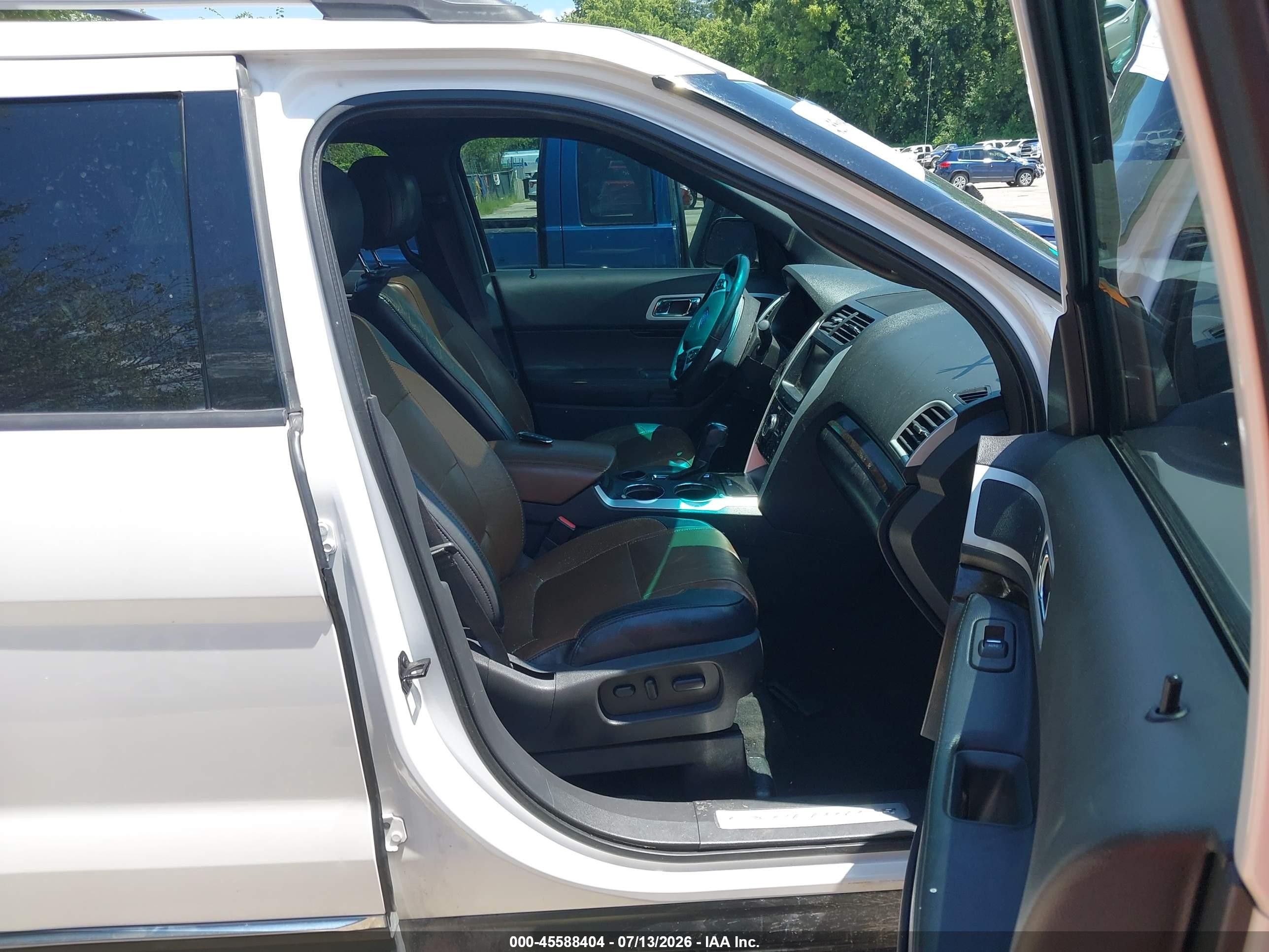 2011 Ford Explorer Limited White vin: 1FMHK7F81BGA87464