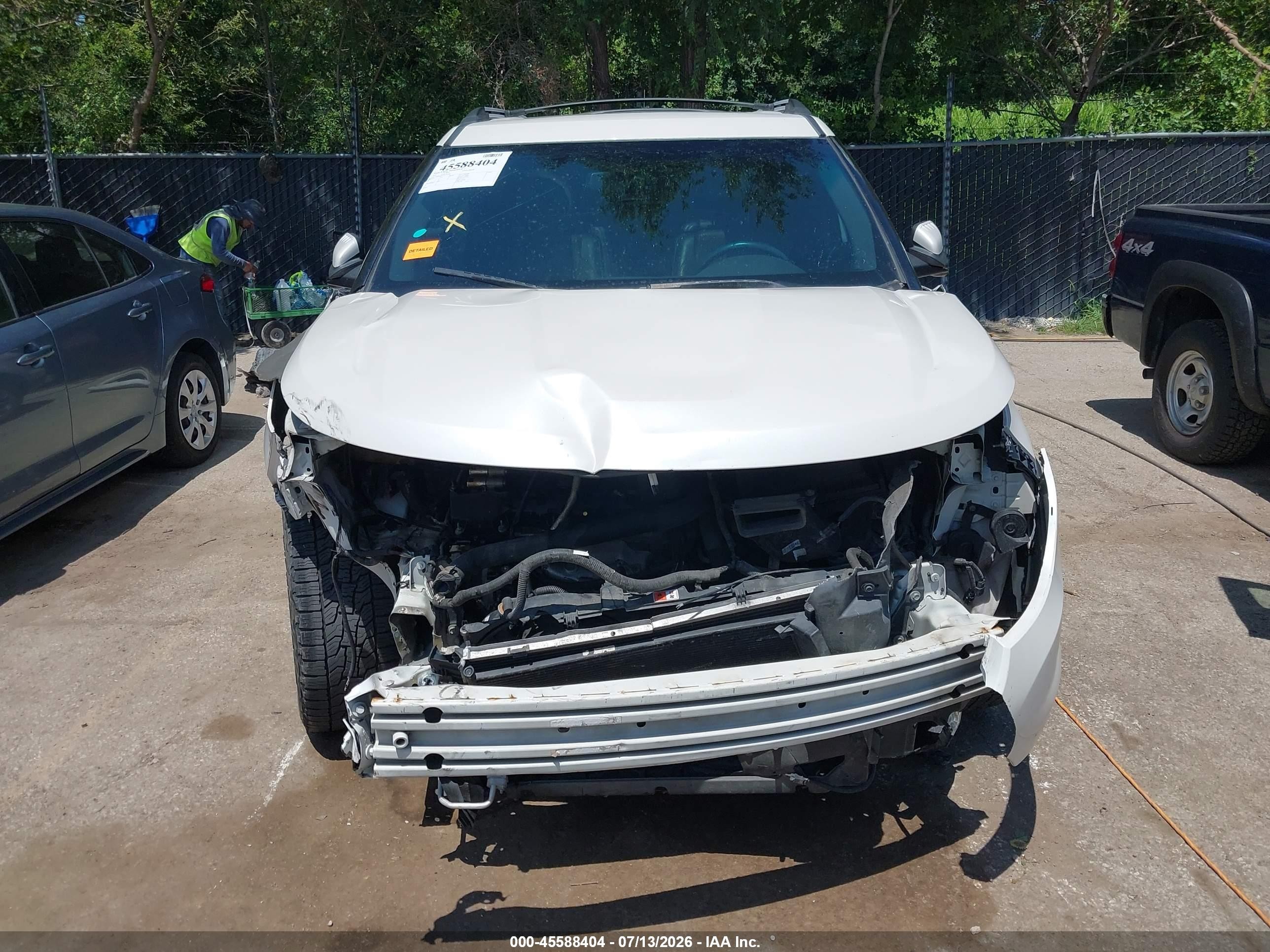 2011 Ford Explorer Limited White vin: 1FMHK7F81BGA87464