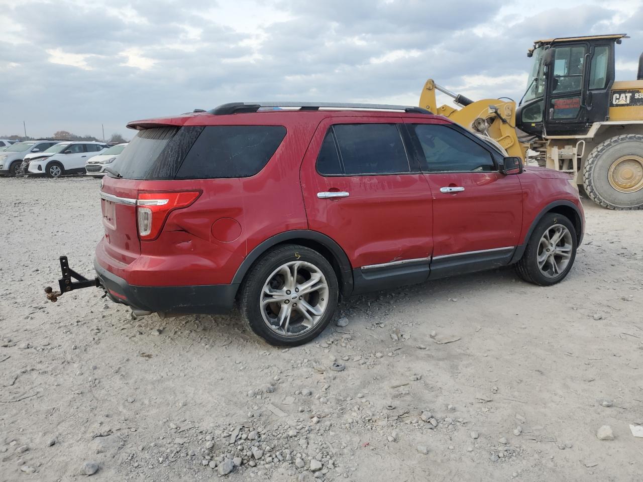 2012 Ford Explorer Limited Red vin: 1FMHK7F81CGA43059